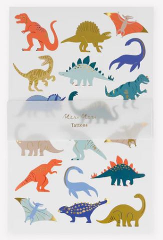 Meri Meri - 36 Tattoos "Dinosaurier"