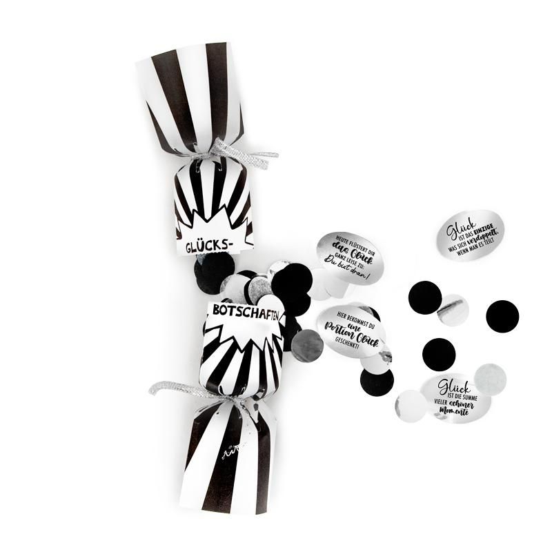 6 Knallbonbons "Glückskonfetti" 6 Knallbonbons "Glückskonfetti"