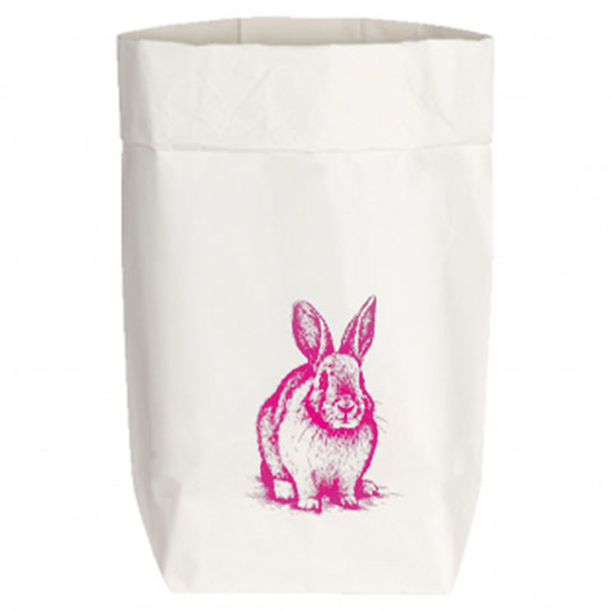 Papiertüte "Häschen" Neonpink Papiertüte "Häschen" Neonpink