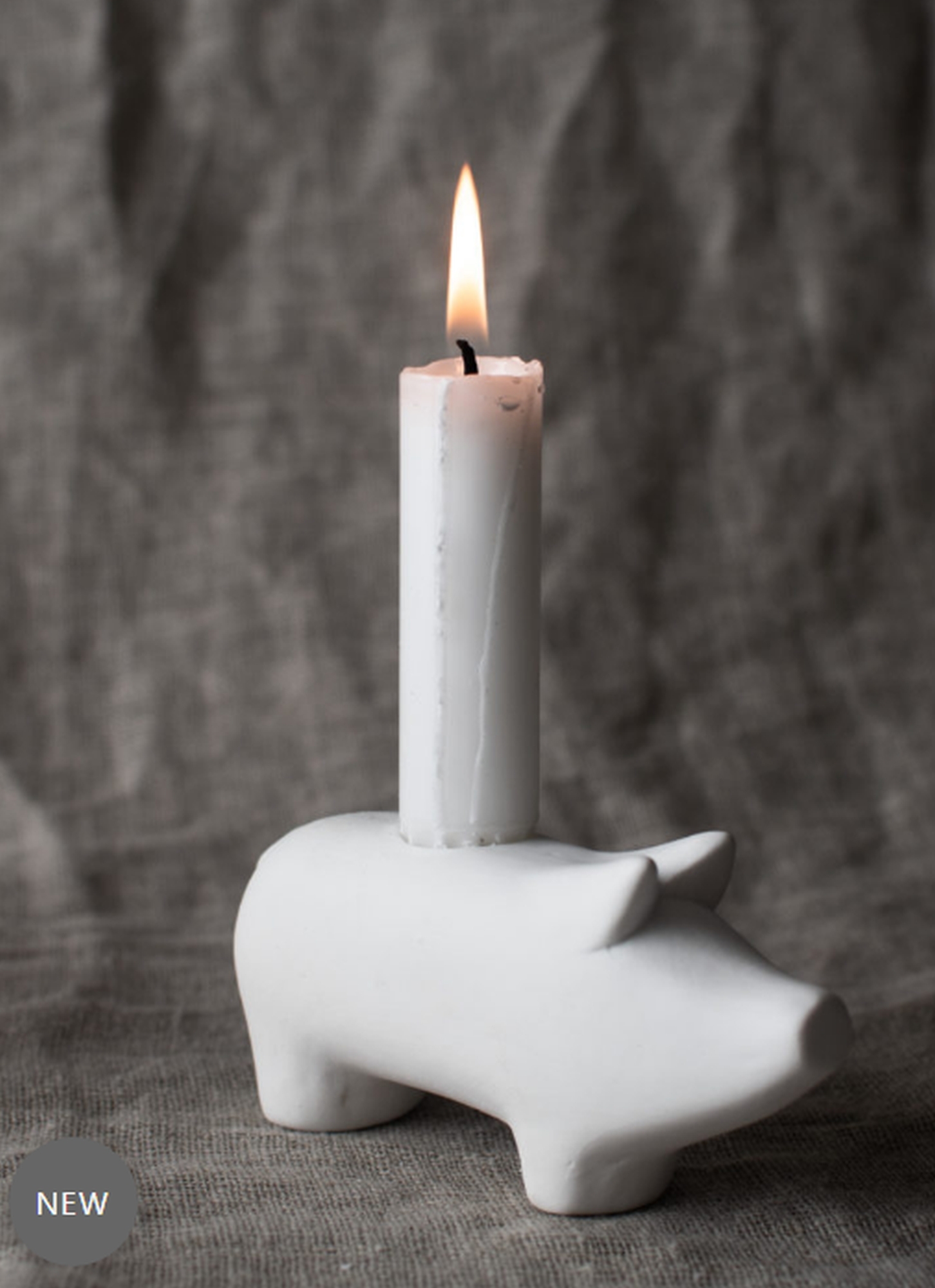 Storefactory - Kerzenhalter Hubert - Weiß Storefactory - Kerzenhalter Hubert - Weiß