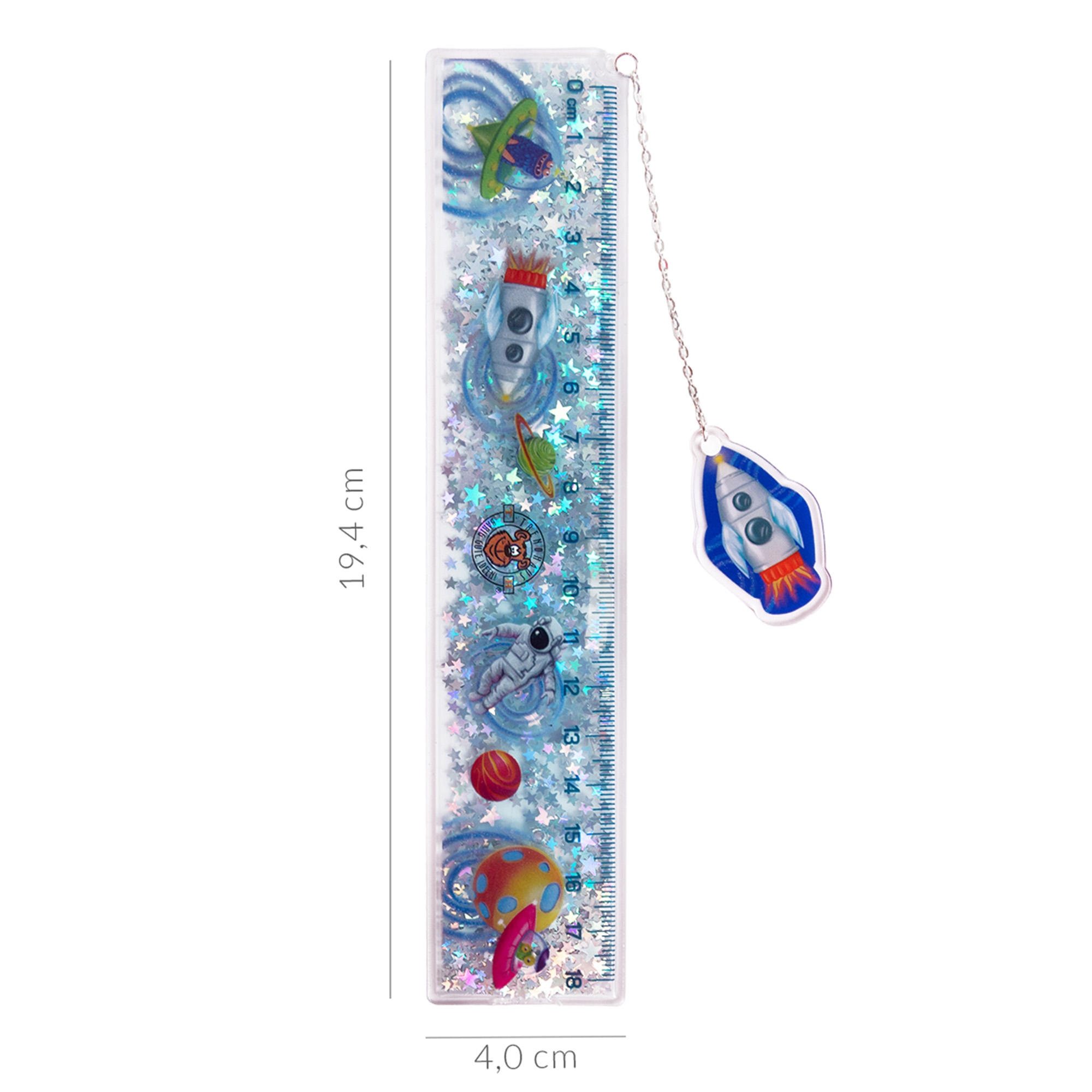 Lineal & Lesezeichen "Galaxy" 18 cm Zubehor, Schmuck, Halskette