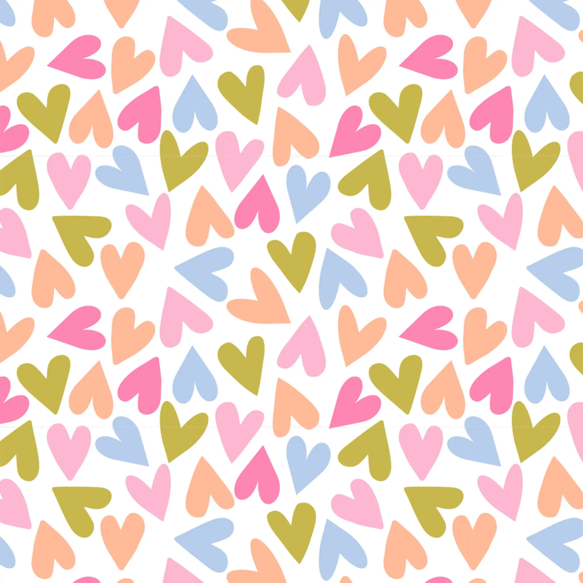 Blockbodenbeutel S "Hearts"