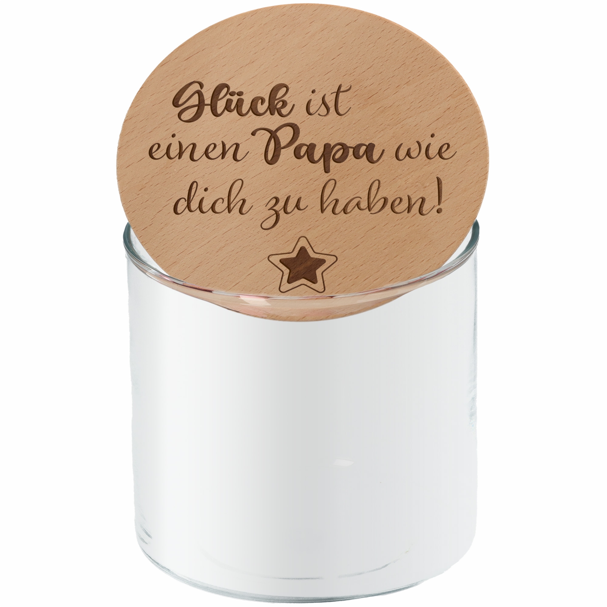 Geschenkglas Glück ist einen Papa...