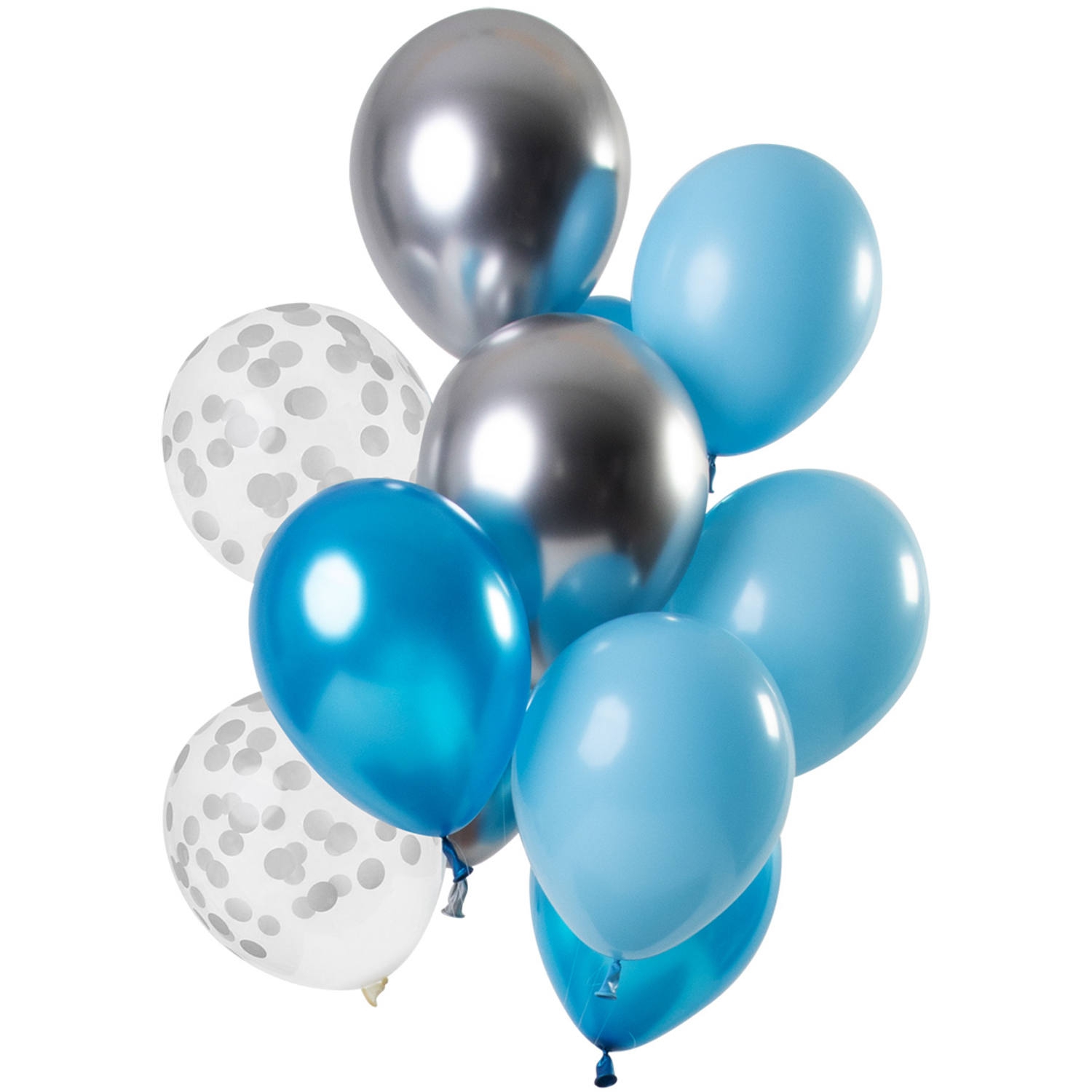 12 Latexballons im Set "Aquamarin" Ø 33cm