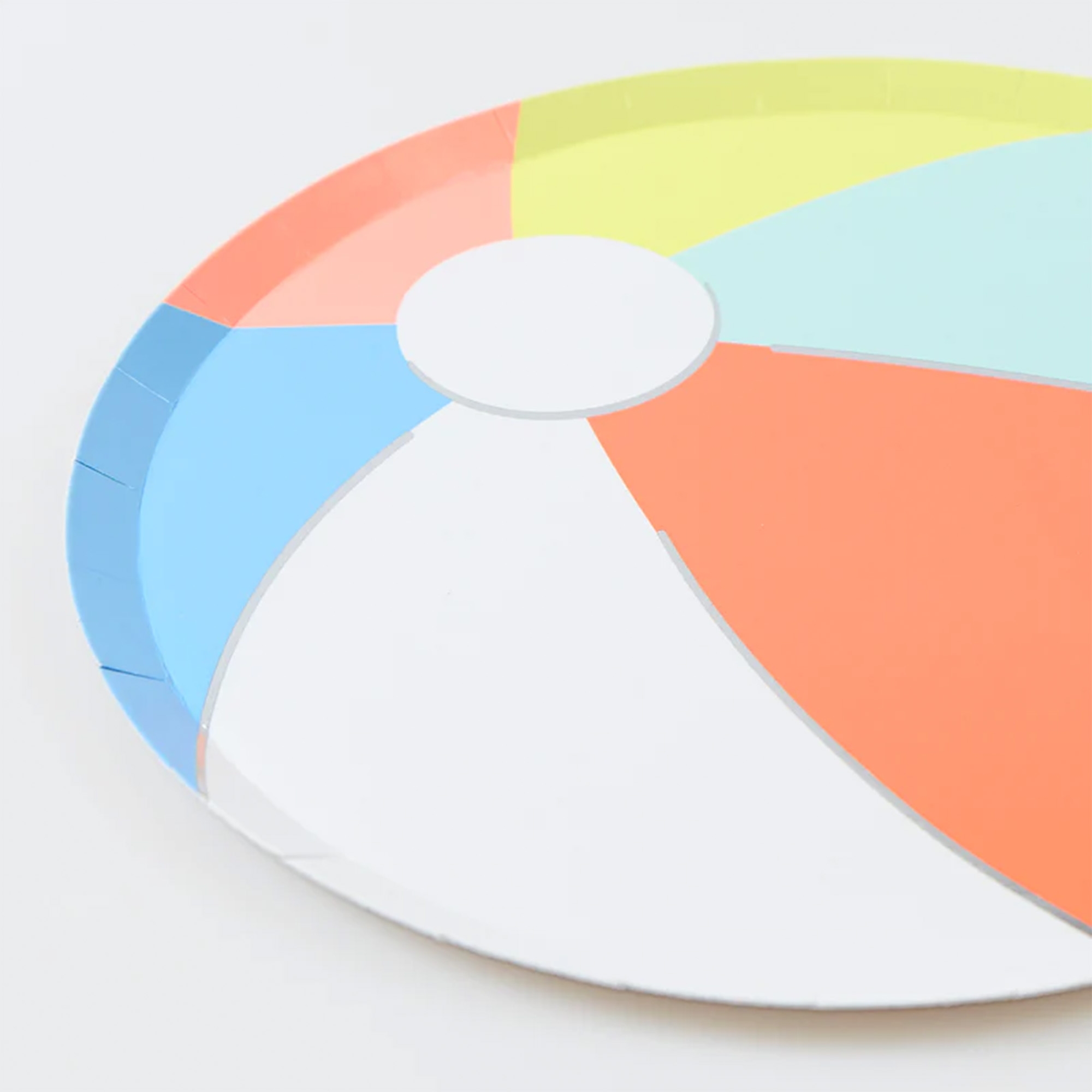 strand, Spinner, Farbsegmente, Plate, Kunststoff