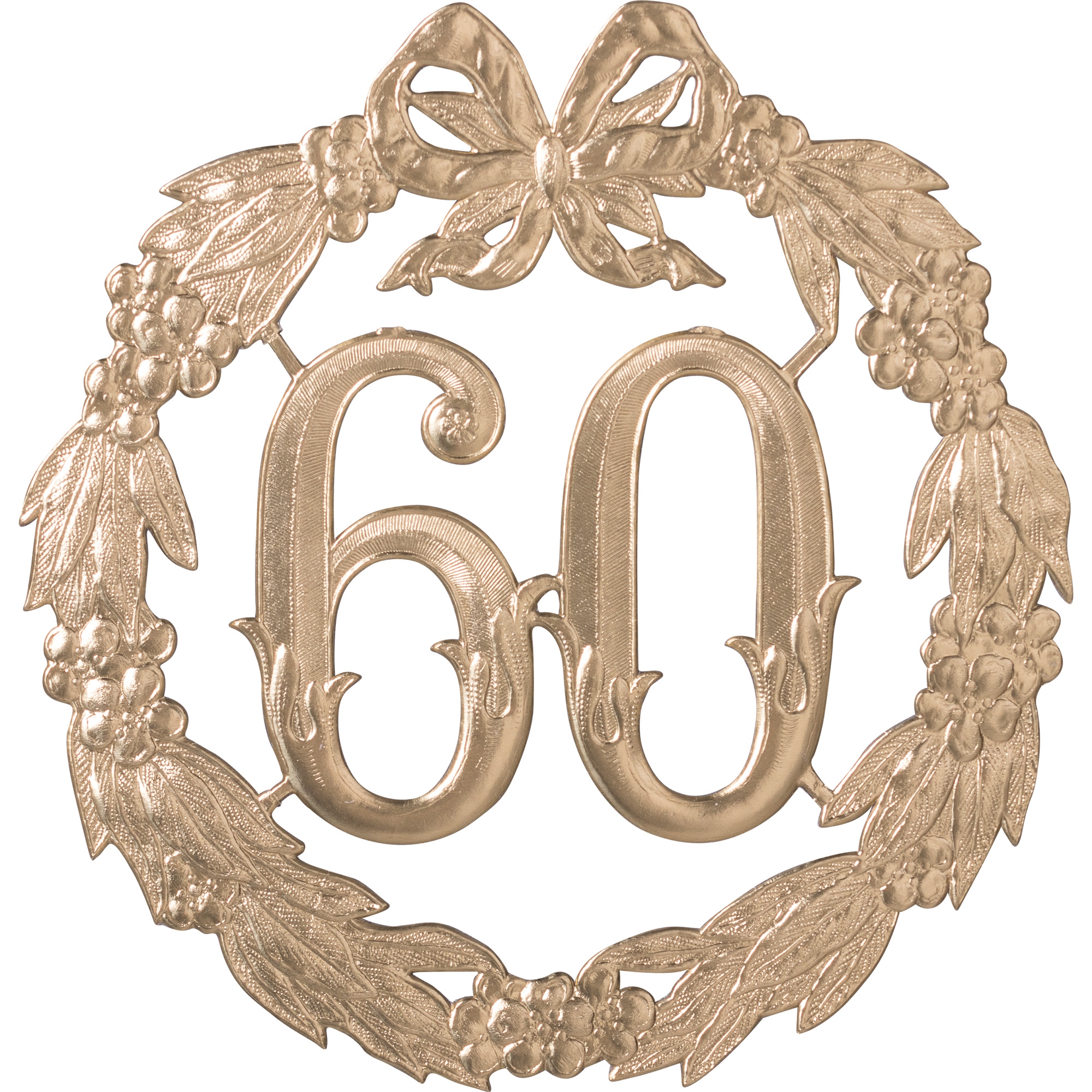 Jubiläumszahl Gold "60" Jubiläumszahl Gold "60"