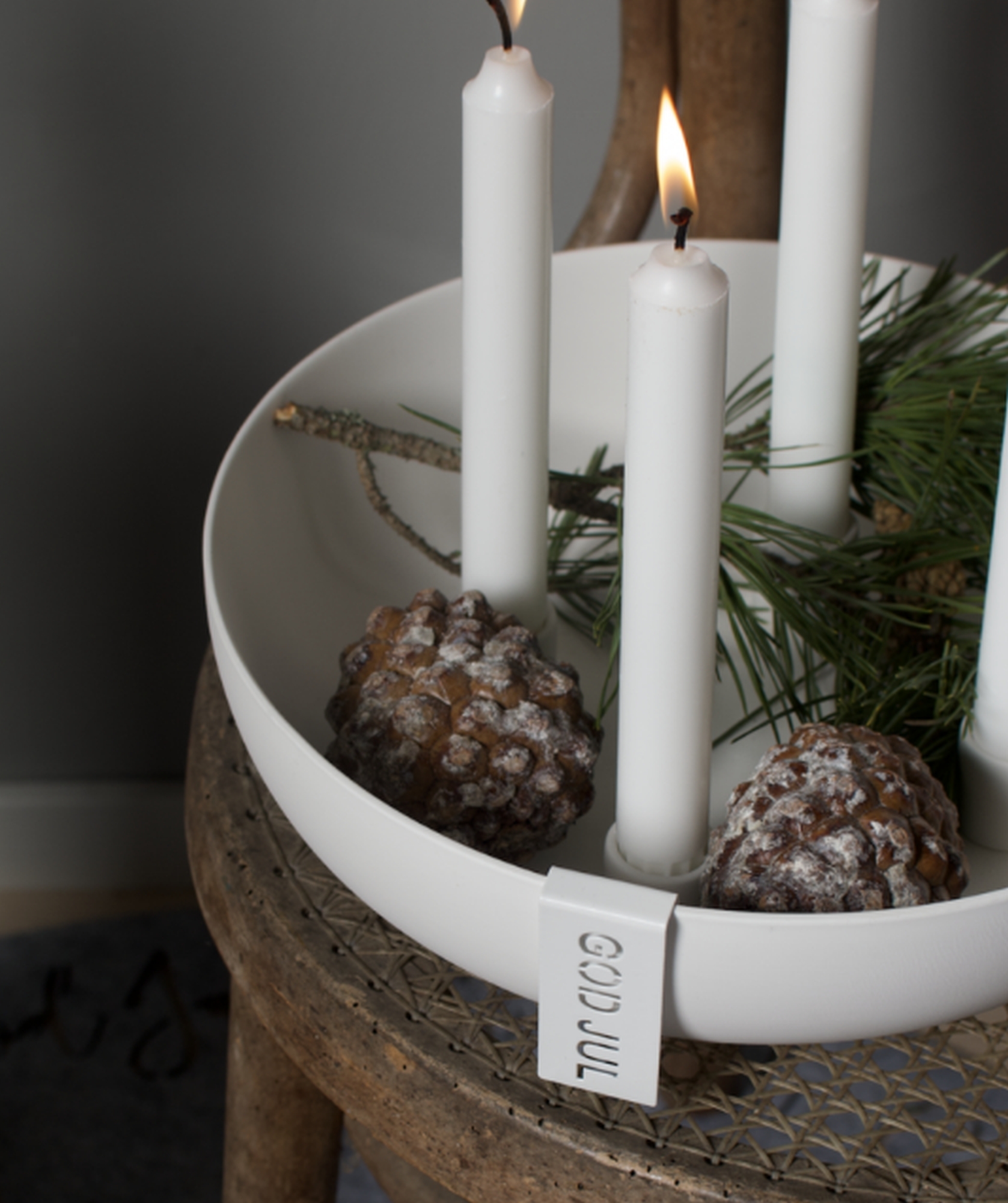 Storefactory - Kerzenhalter Granholmen XXL - Weiß Storefactory - Kerzenhalter Granholmen XXL - Weiß