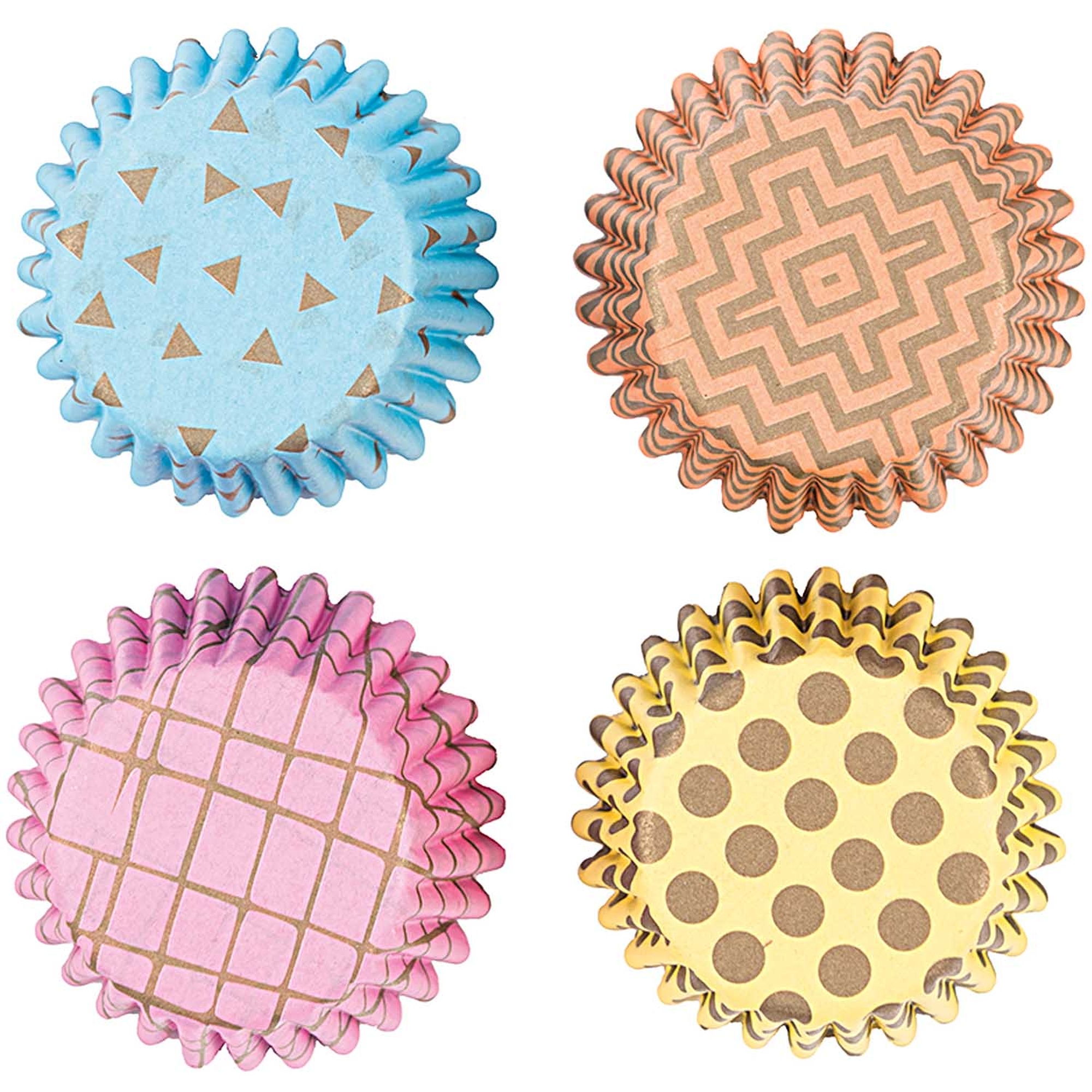 100 Mini Papier Backförmchen, Bunt 100 Mini Papier Backförmchen, Bunt