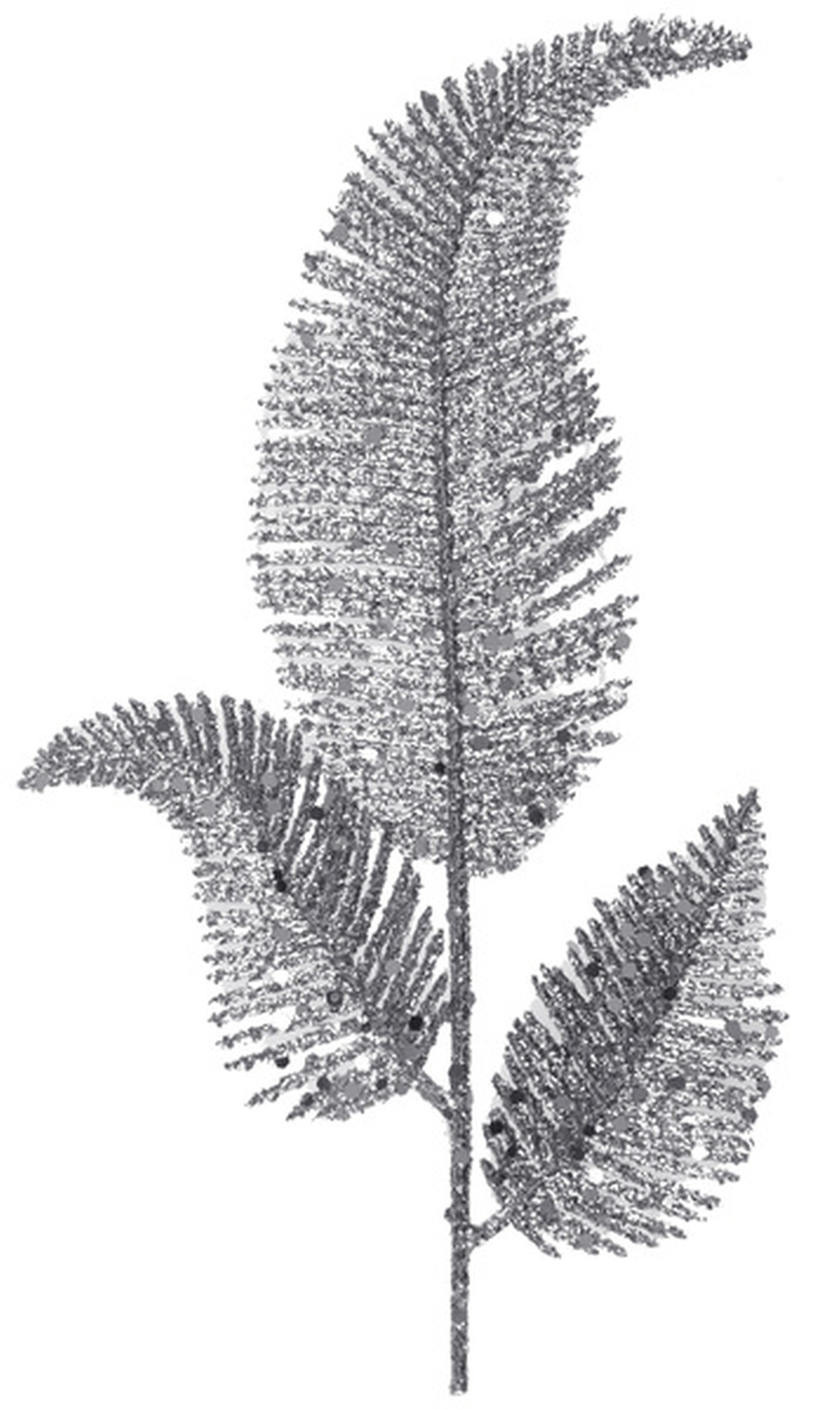 Silber - gefächertes Palmenblatt Silber - gefächertes Palmenblatt