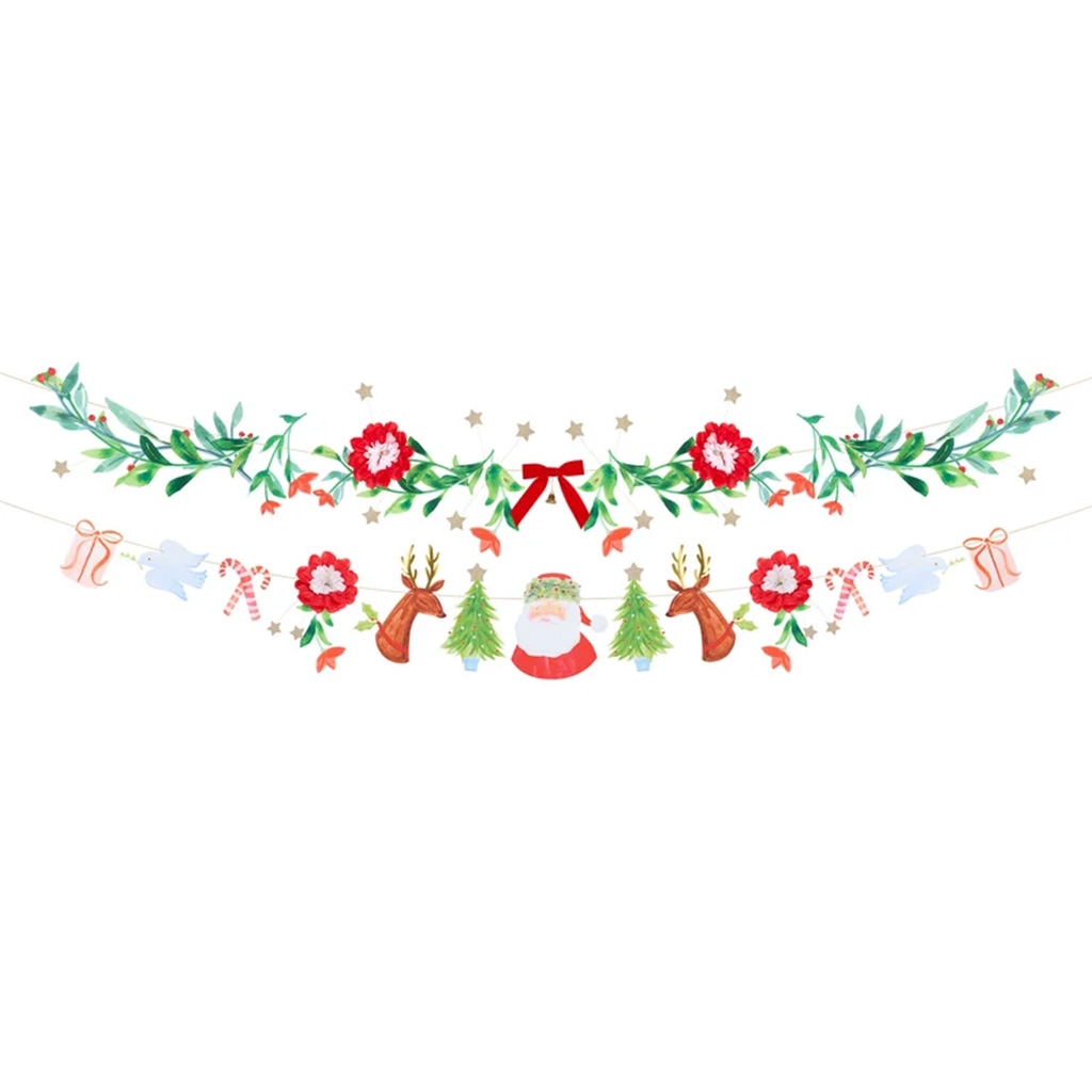 Adventsgirlande, Weihnachtsdeko, Hänger, Girlande, Sterne