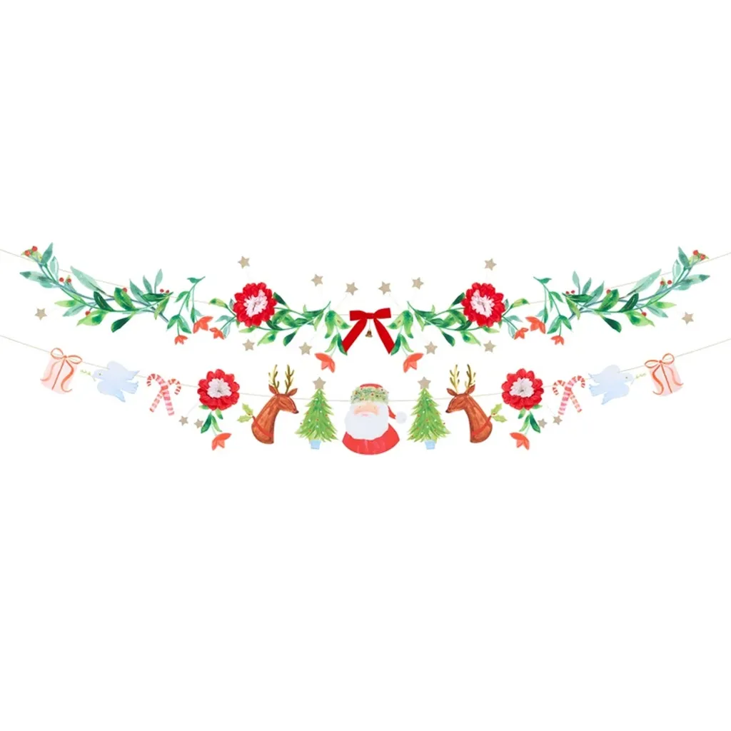 Adventsgirlande, Weihnachtsdeko, Hänger, Girlande, Sterne