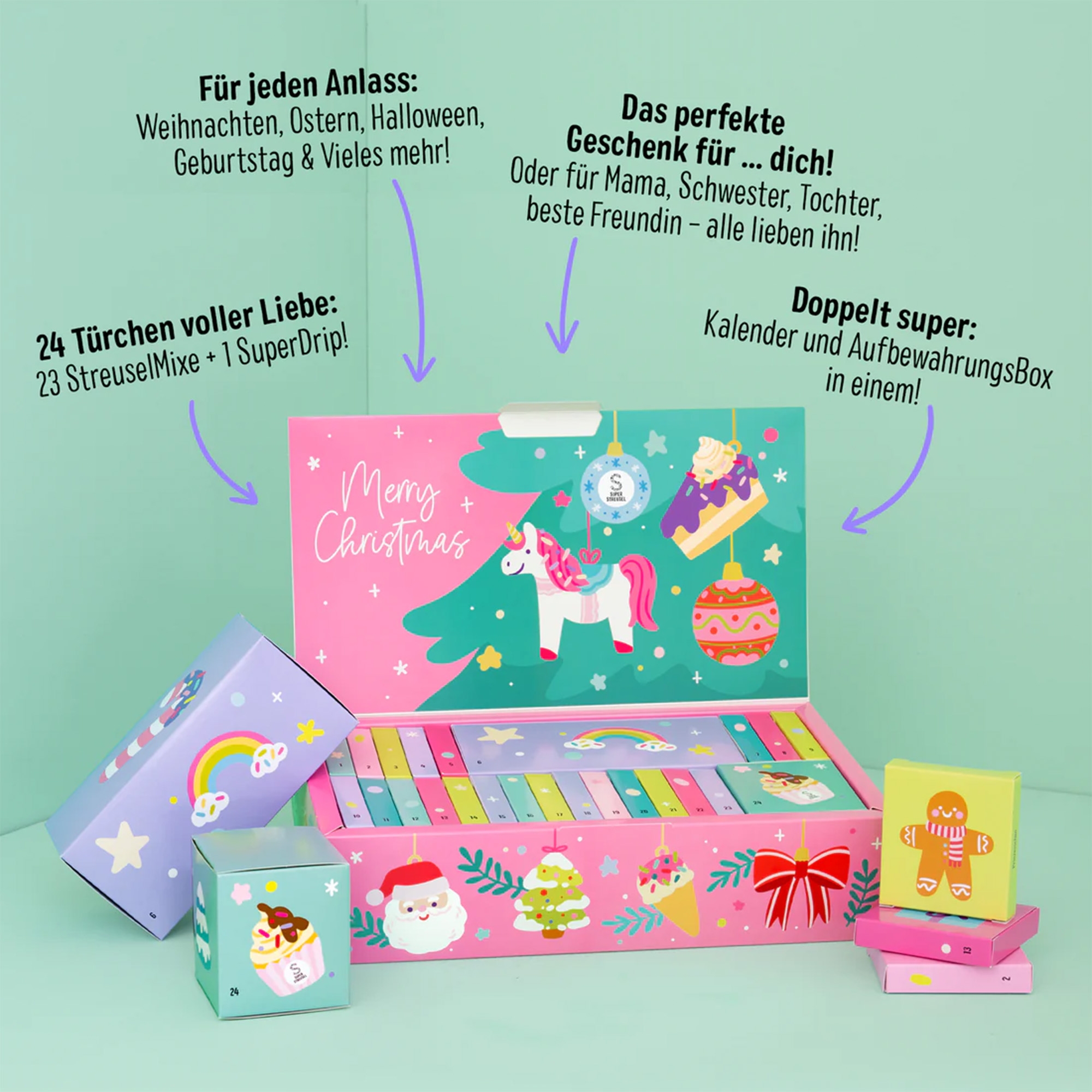 Super Streusel kleiner Adventskalender