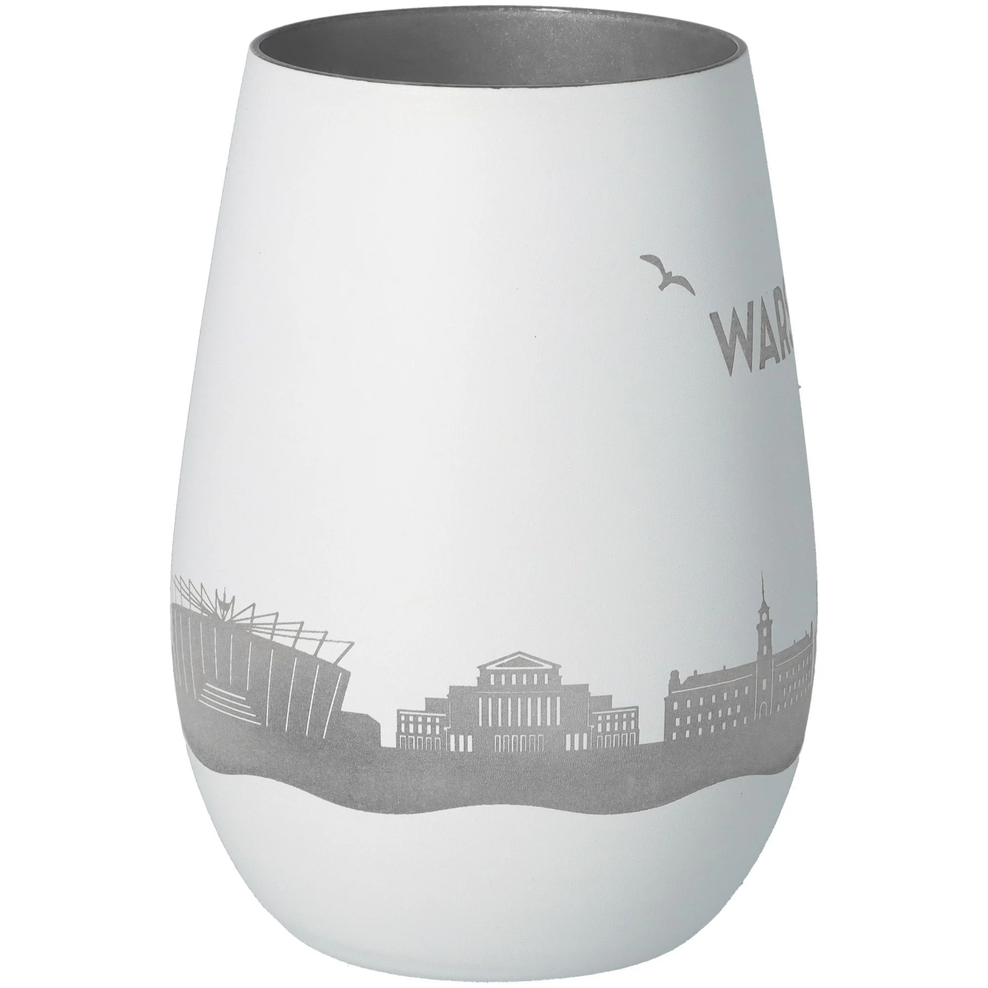 Glas, Vase, weiß, Stadtlandschaft, Vase