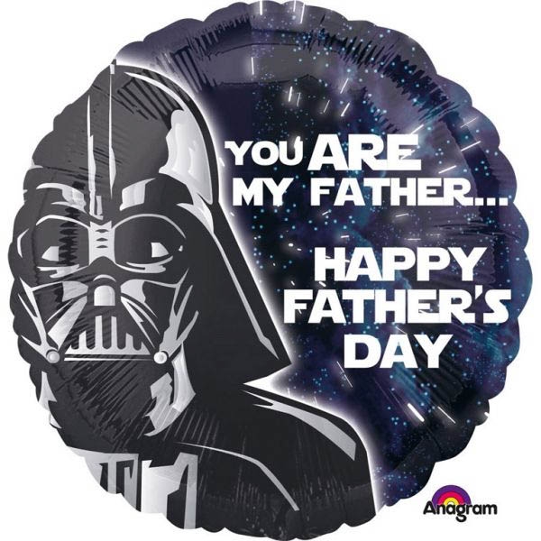 Folienballon Darth Vader zum Vatertag 43cm