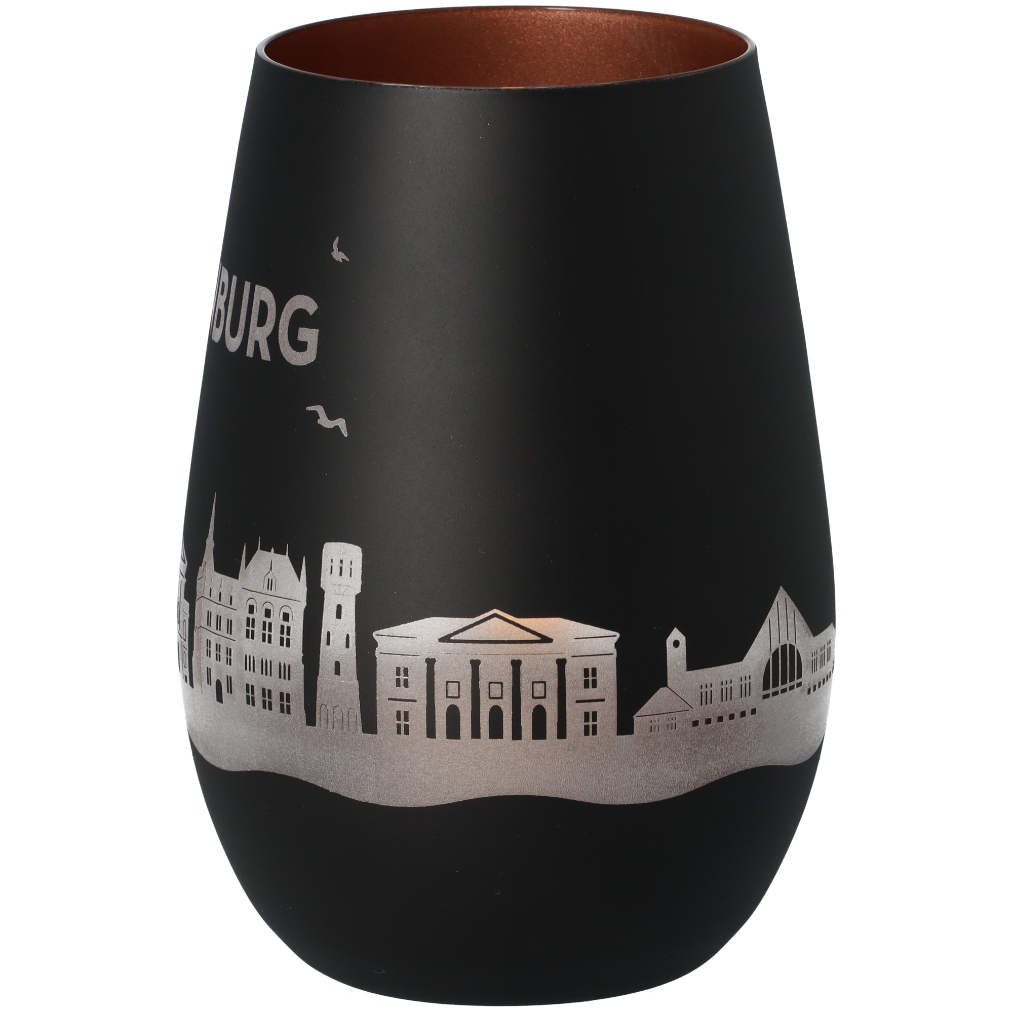 Windlicht Skyline Oldenburg Schwarz/Bronze Windlicht Skyline Oldenburg Schwarz/Bronze