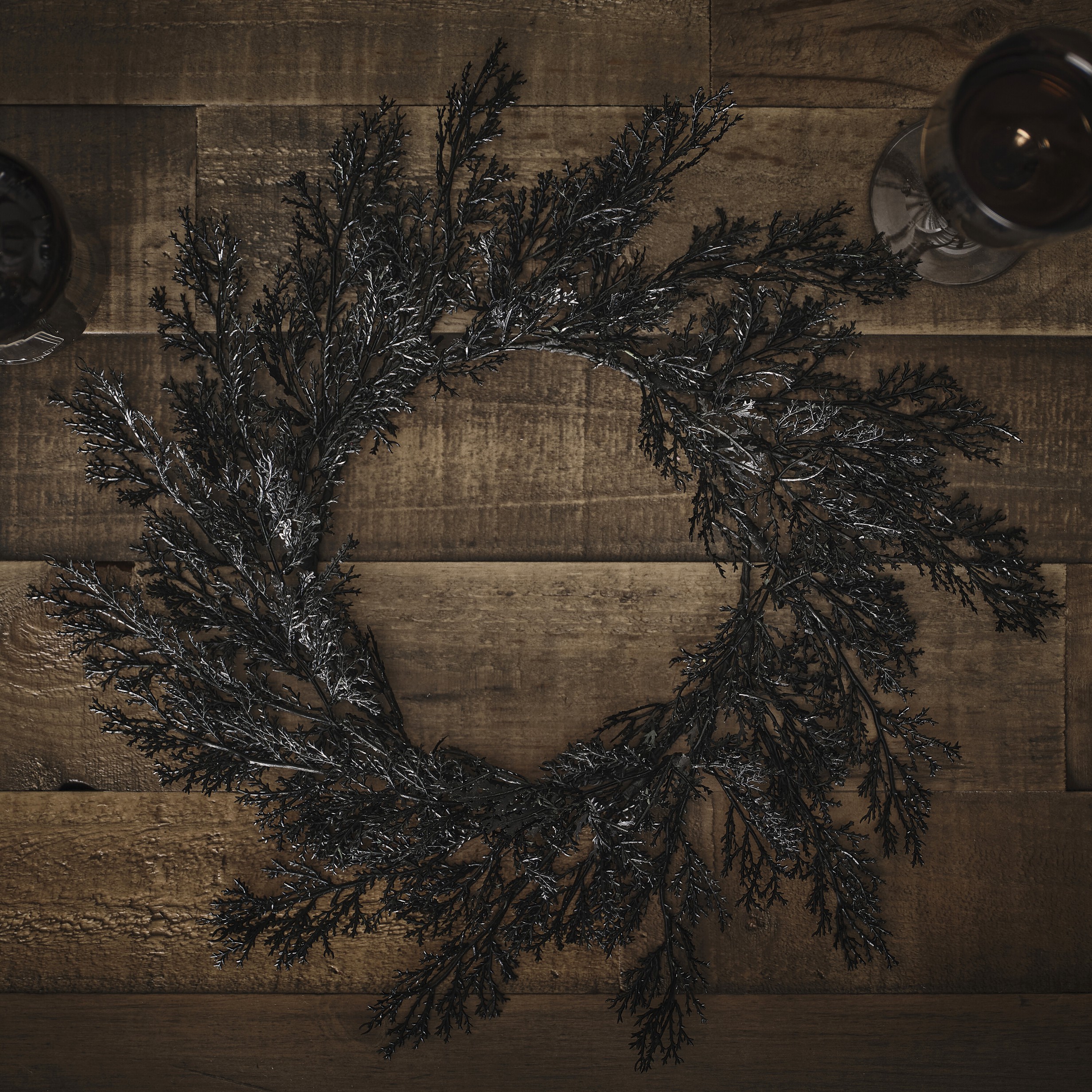 Kunstpflanze Halloween Tischset Schwarz Kunstpflanze Halloween Tischset Schwarz