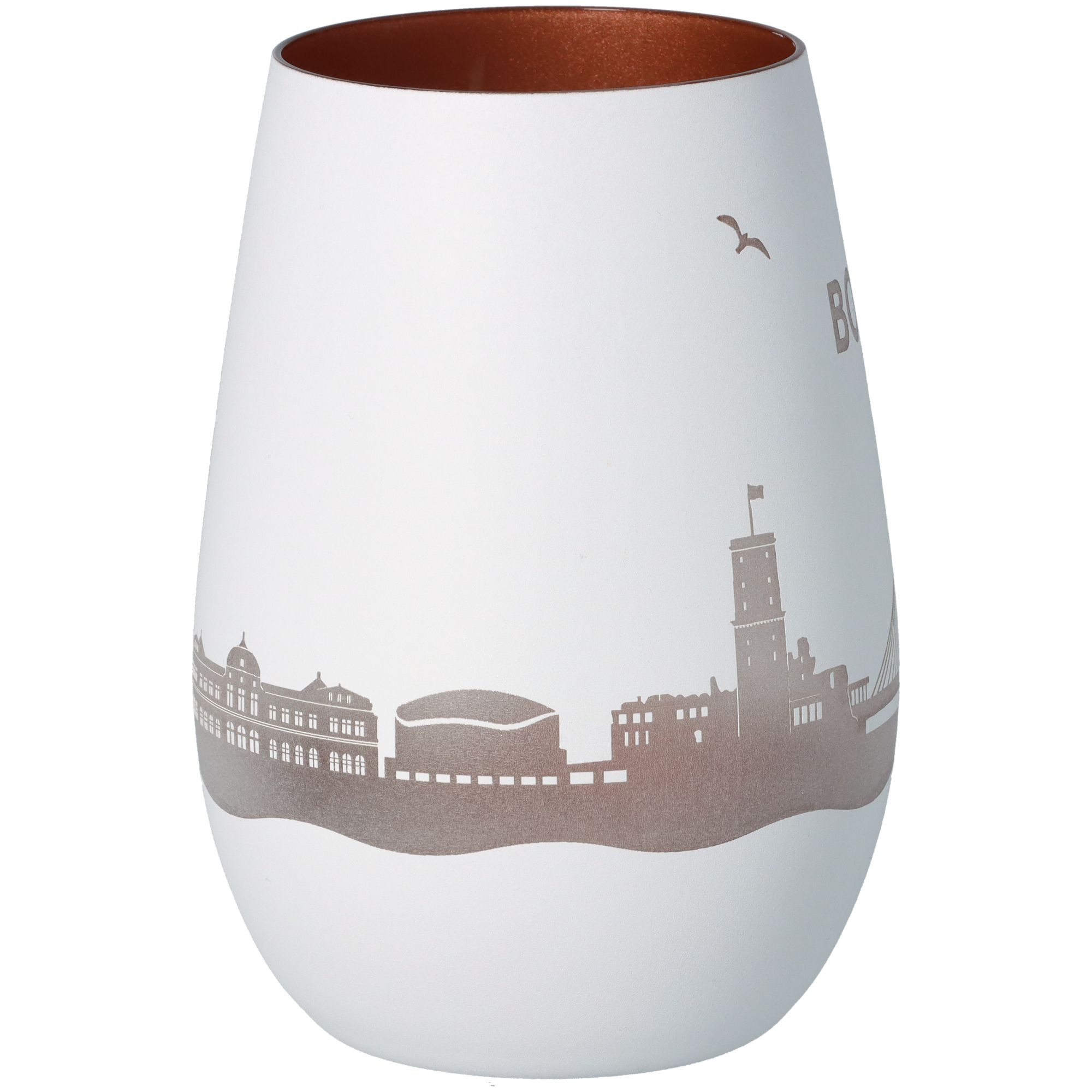 Windlicht Skyline Bonn Weiß/Bronze Windlicht Skyline Bonn Weiß/Bronze