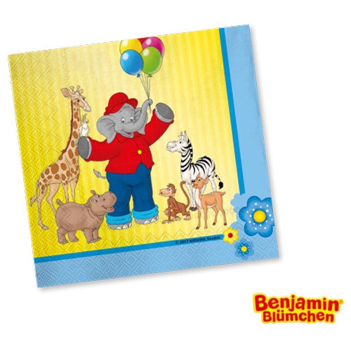 Benjamin Blümchen - 20 Servietten Benjamin Blümchen - 20 Servietten
