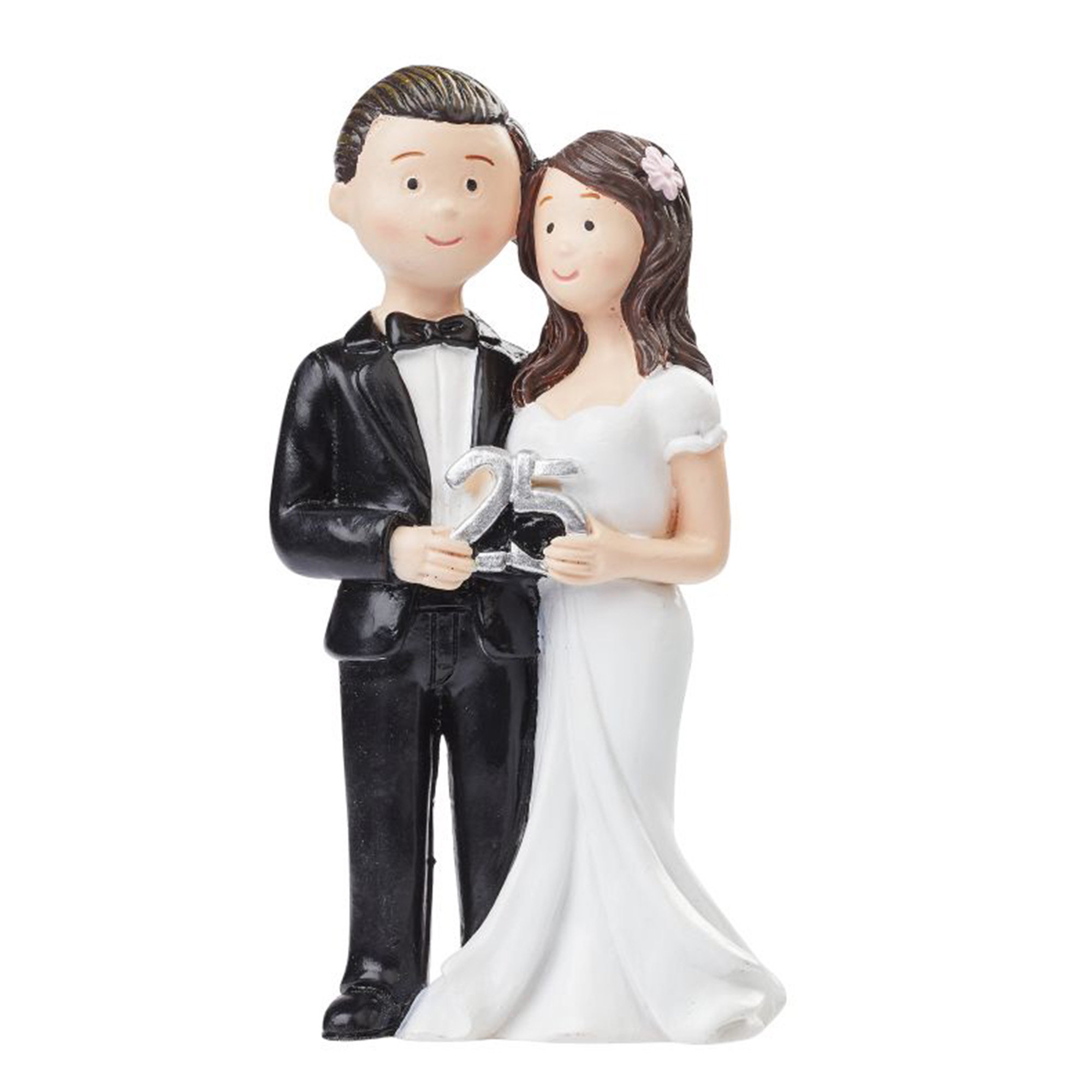 Silberpaar 25 Jahre, 8,2 cm Silberpaar 25 Jahre, 8,2 cm