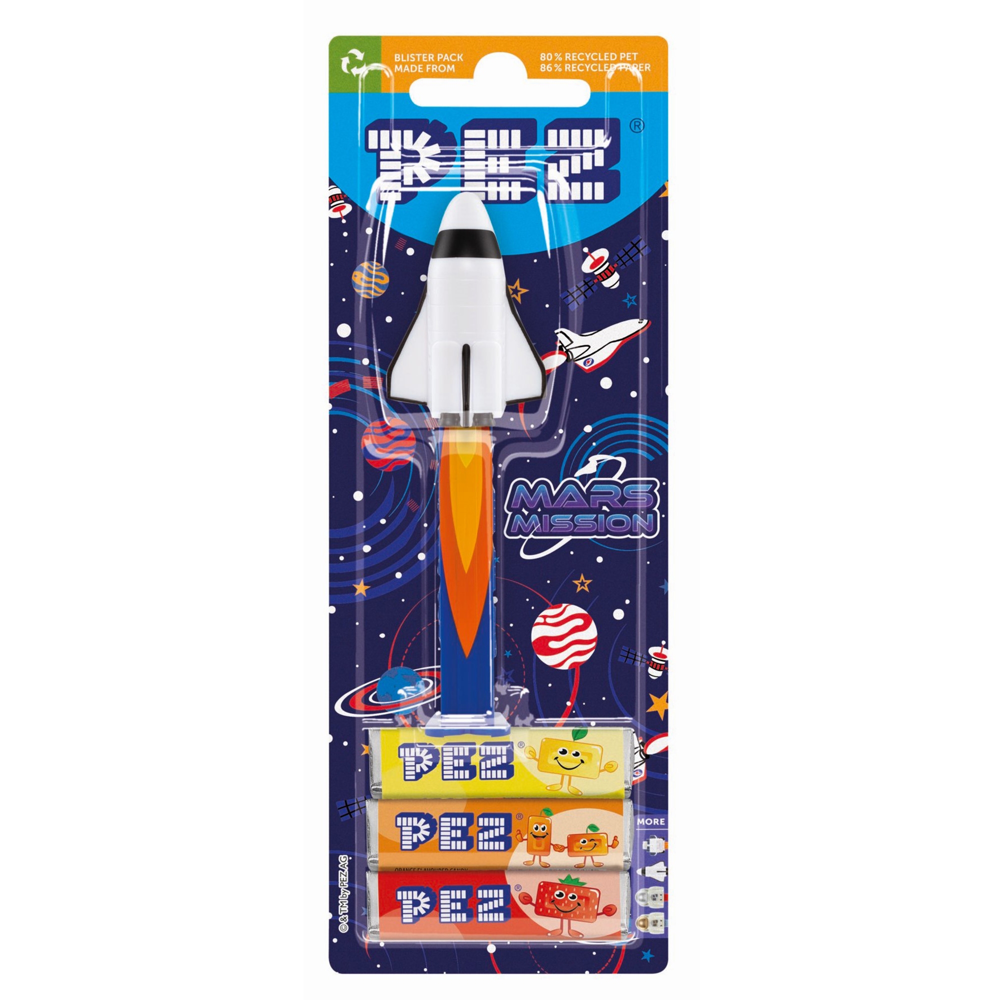 PEZ - Space Shuttle "Mars Mission" Spender & Bonbons