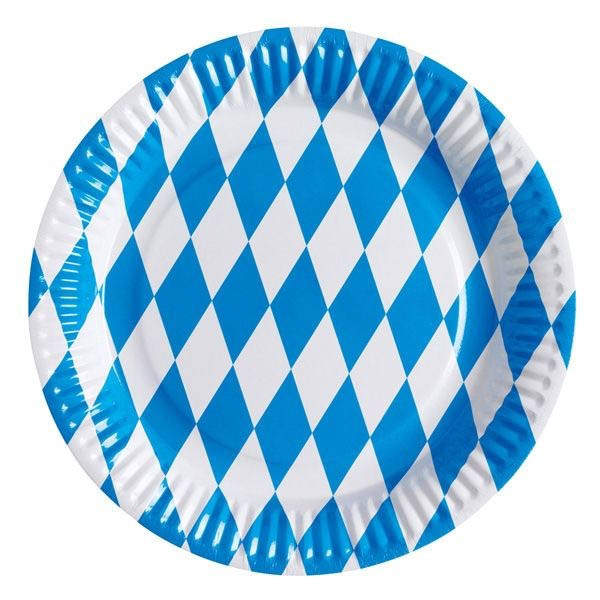 Oktoberfest - 8 Pappteller