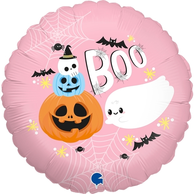 Folienballon "Boo" Halloween 45cm