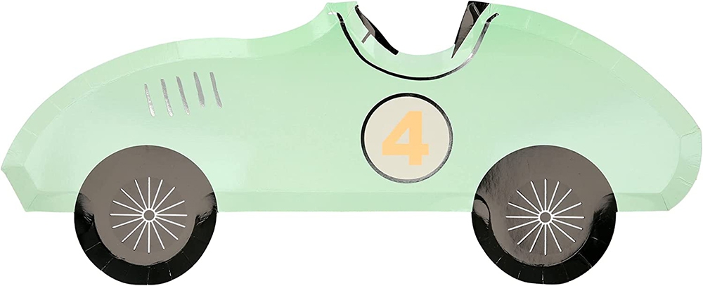 Meri Meri - 8 Pappteller "Rennauto" Meri Meri - 8 Pappteller "Rennauto"