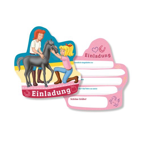 Bibi & Tina - 6 Einladungskarten Bibi & Tina - 6 Einladungskarten