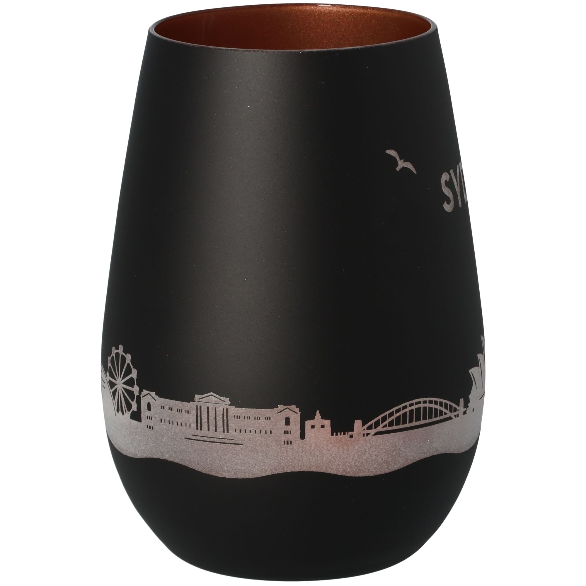 Windlicht Skyline Sydney Schwarz/Bronze Krug, Töpferei, Vase, Tasse