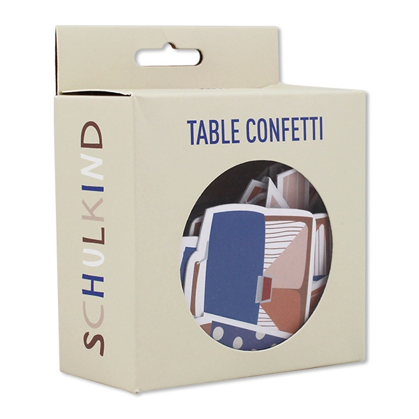 Einschulung - Konfetti "Stifte und Schulranzen", 60 Stück Einschulung - Konfetti "Stifte und Schulranzen", 60 Stück