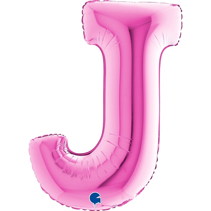 Folienballon Buchstabe J Pink 100cm Folienballon Buchstabe J Pink 100cm