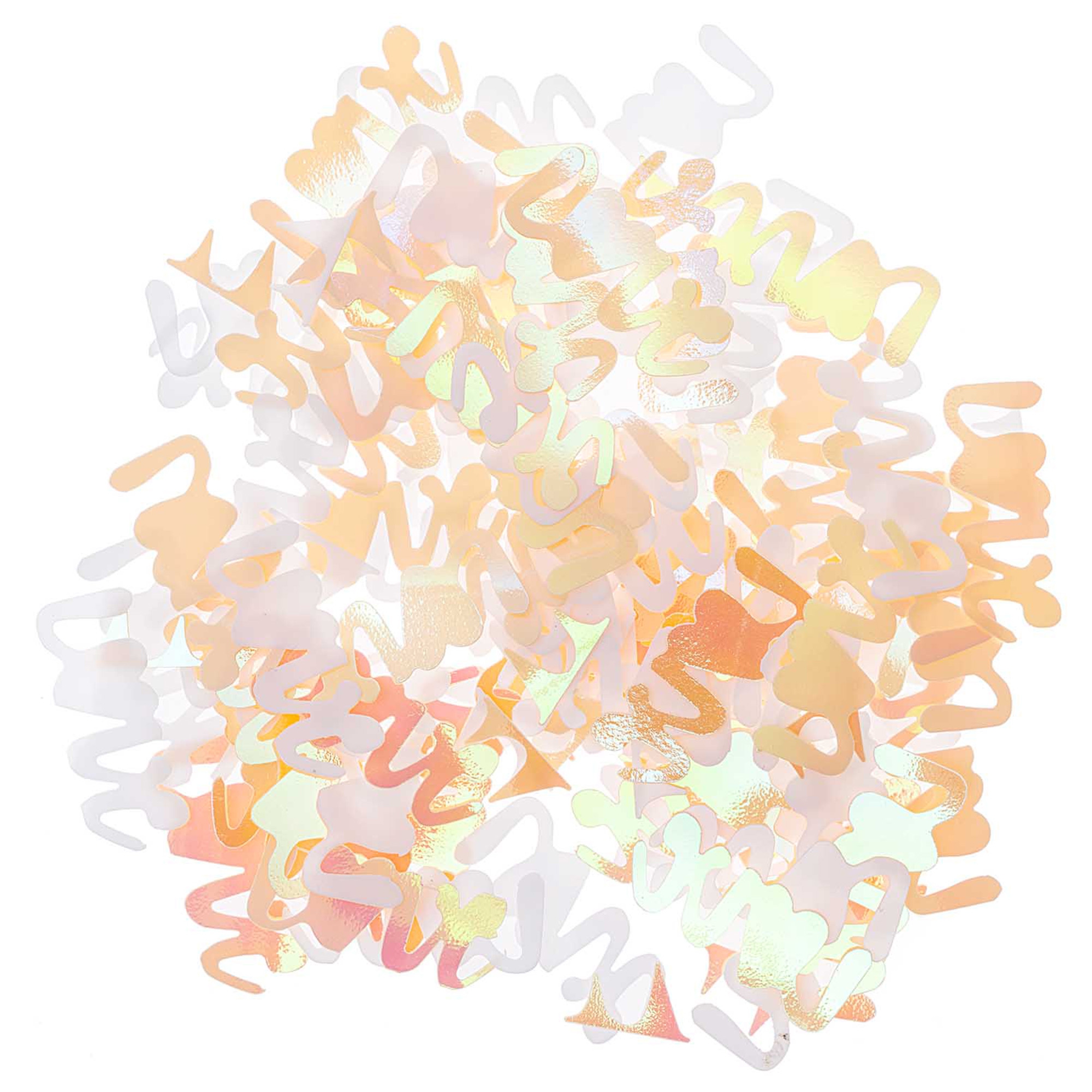 Konfetti - Flitterstreu ♥, Gelb/Irisierend Konfetti - Flitterstreu ♥, Gelb/Irisierend