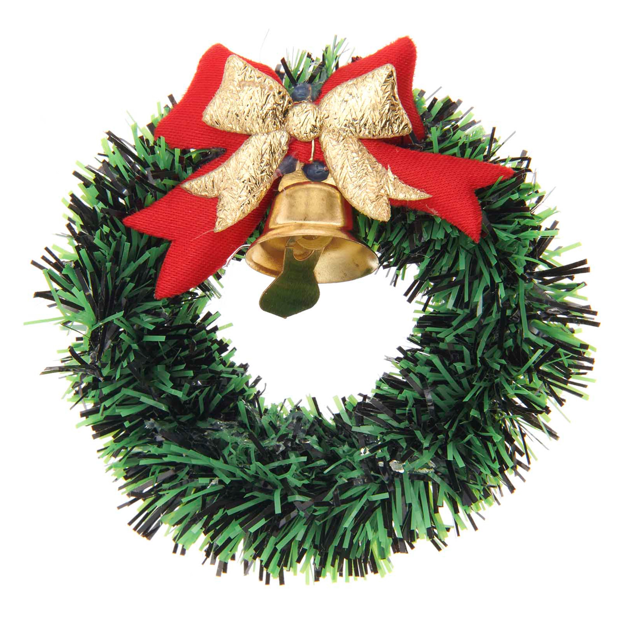 1864e08a0c9866a84df2c0d6ba08fc311cf2a79e Miniatur "Kranz mit Schleife" für die Wichteltür