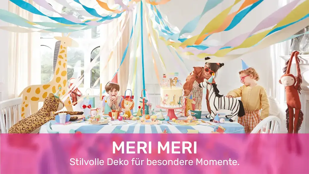 Kinderparty, Dekoration, Giraffe, Leopard, Geburtstagsfeier