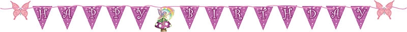 Fancy Fairy - Happy Birthday Girlande Fancy Fairy - Happy Birthday Girlande