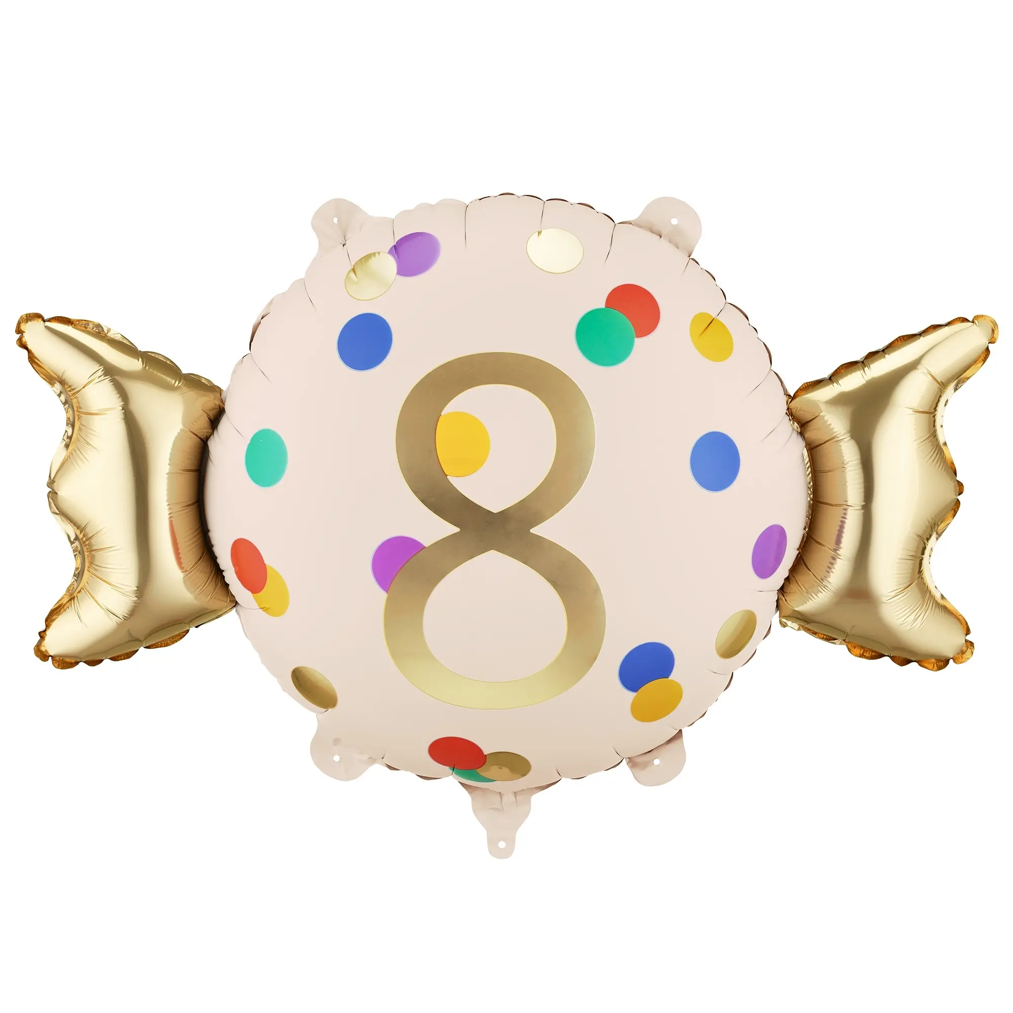 balloon, papier, konfetti, acht, rund