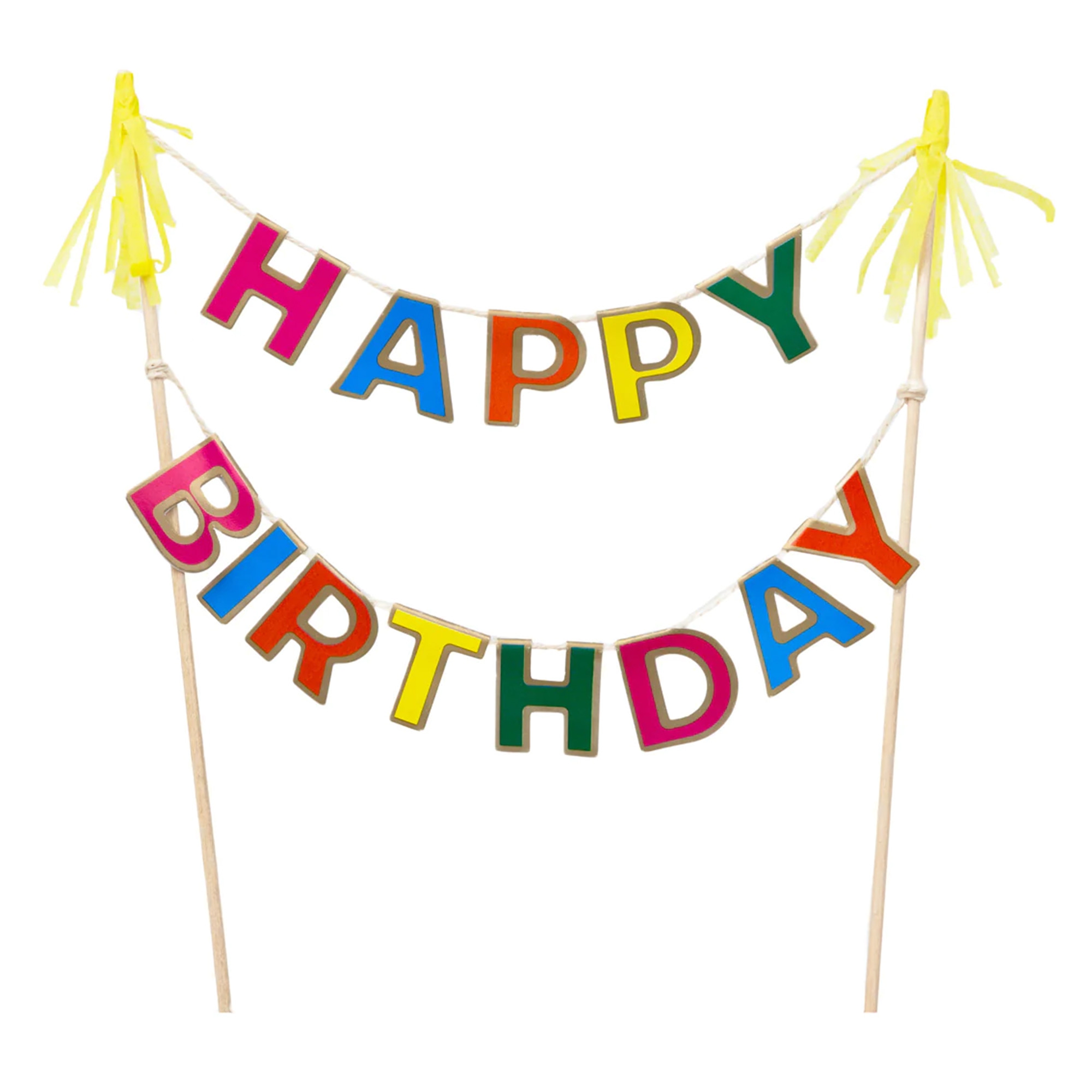 Cake Topper Happy Birthday Girlande Cake Topper Happy Birthday Girlande