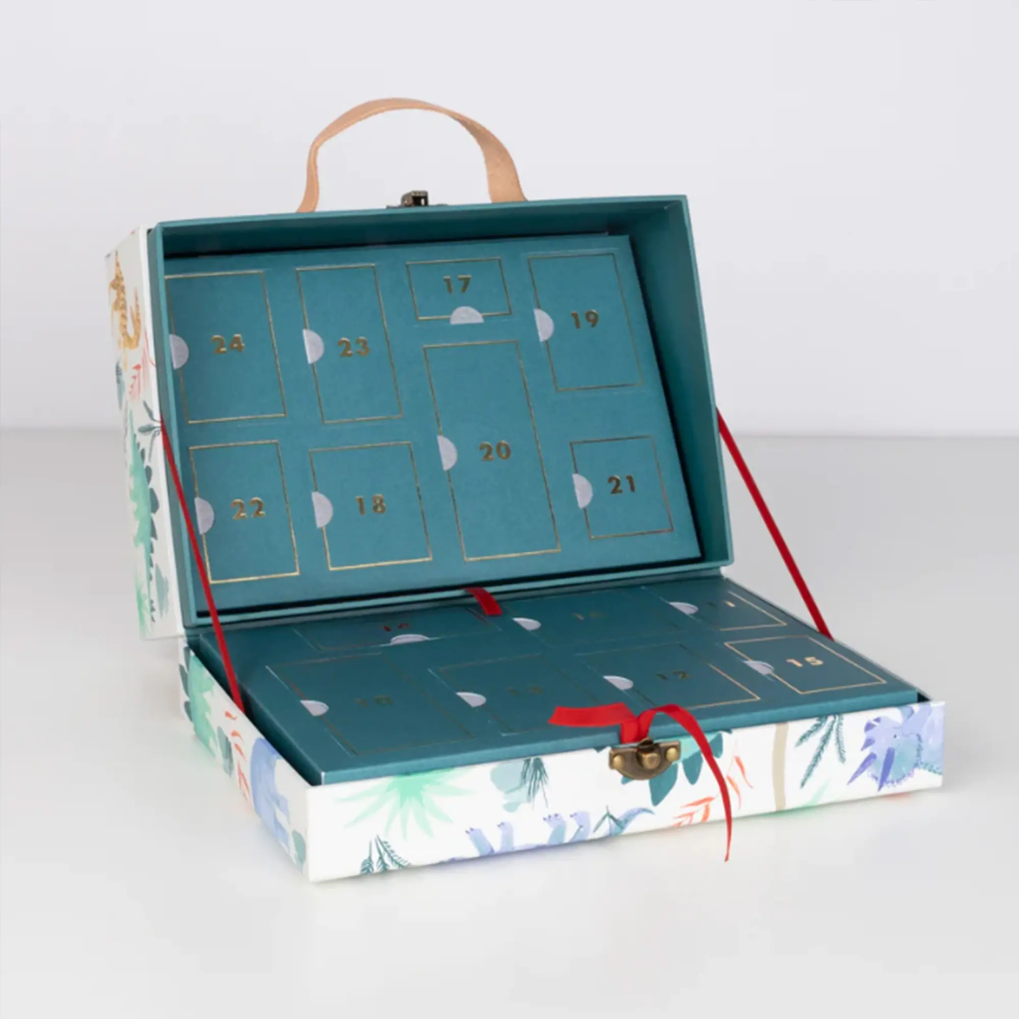 Meri Meri - "Dinosaurier" Adventskalender im Koffer