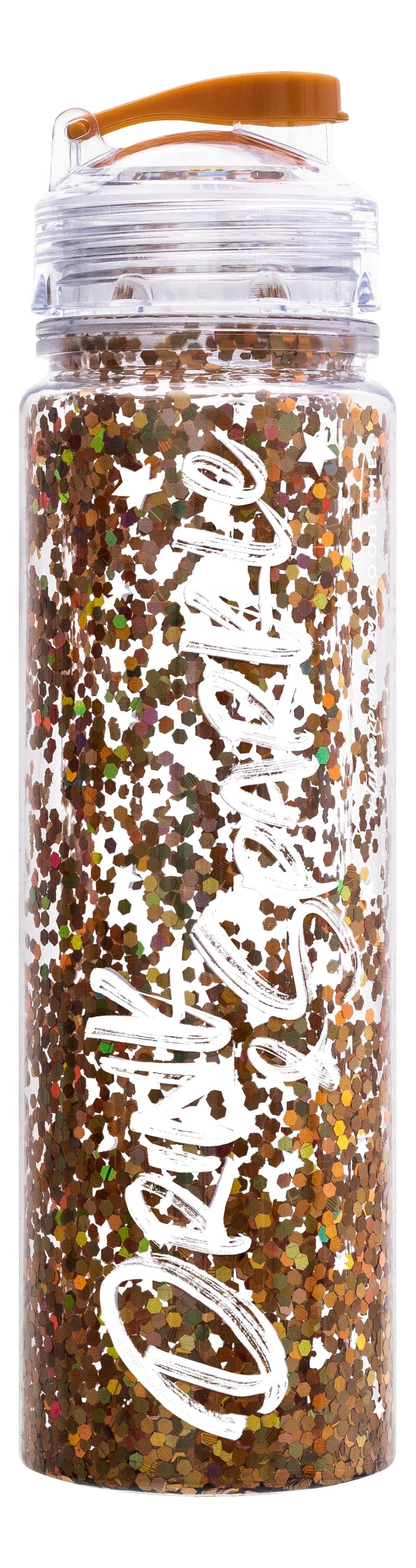 Glitzerflasche Gold Glitzerflasche Gold