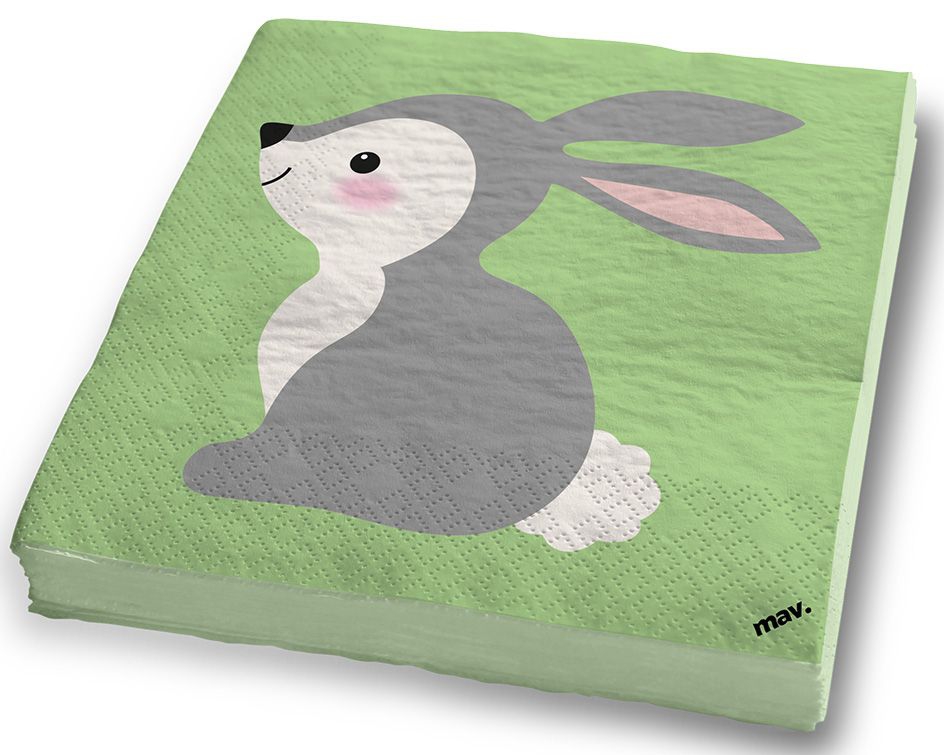 Servietten Waldtiere, 20 Stück Servietten Waldtiere, 20 Stück