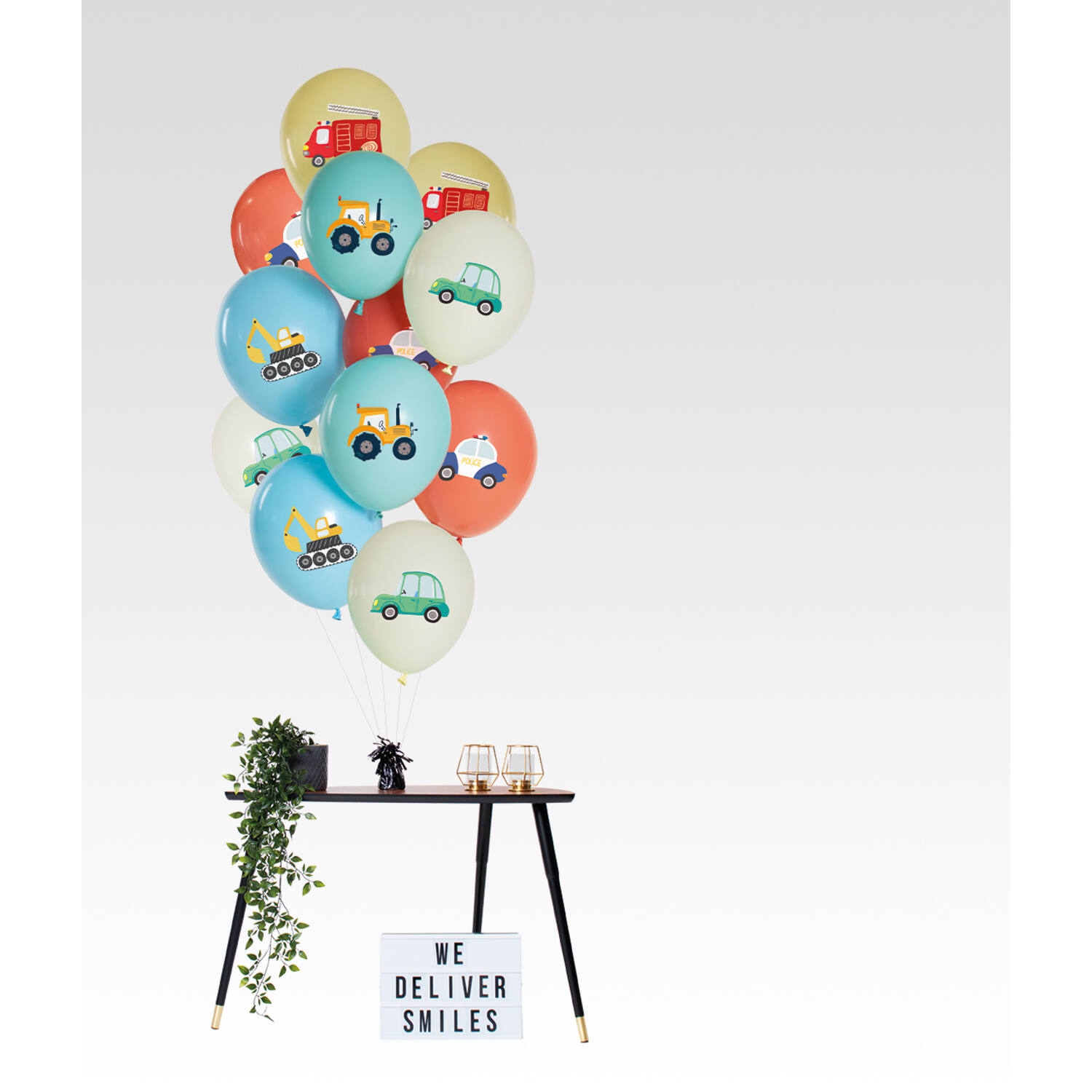 12 Latexballons im Set "Auto Party" Ø 33cm 12 Latexballons im Set "Auto Party" Ø 33cm