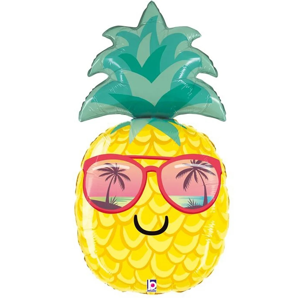 Ananas, Luftballon, Sonnenbrille, gelb, Mustertiere