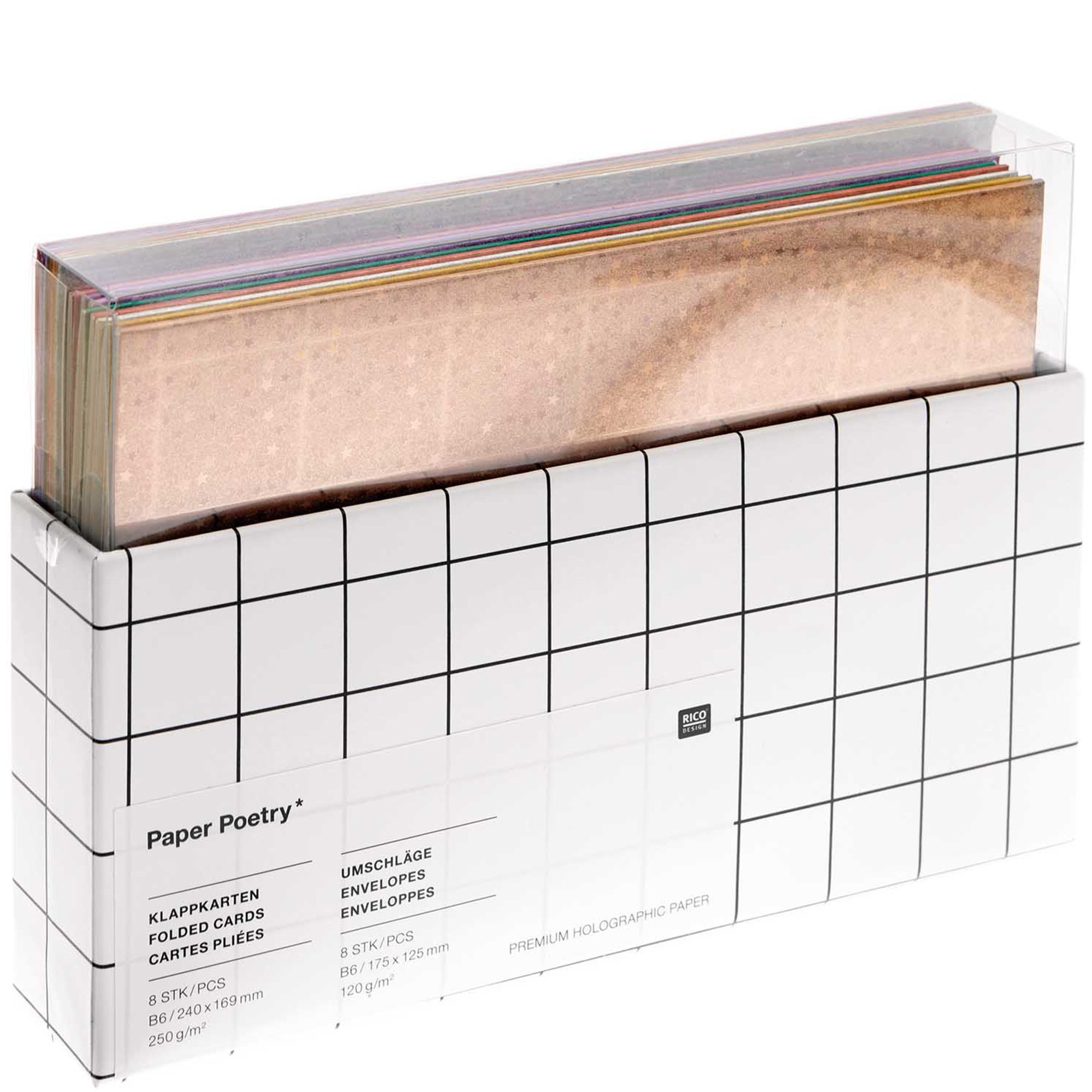 Kartenset "Sterne Holo/Rainbow" DIN B6 Kartenset "Sterne Holo/Rainbow" DIN B6