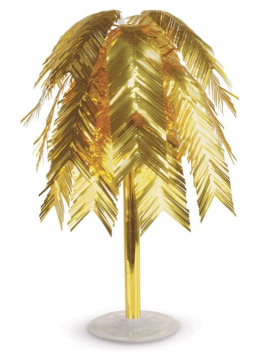 Tischdekoration "Palme", Metallic Gold Tischdekoration "Palme", Metallic Gold