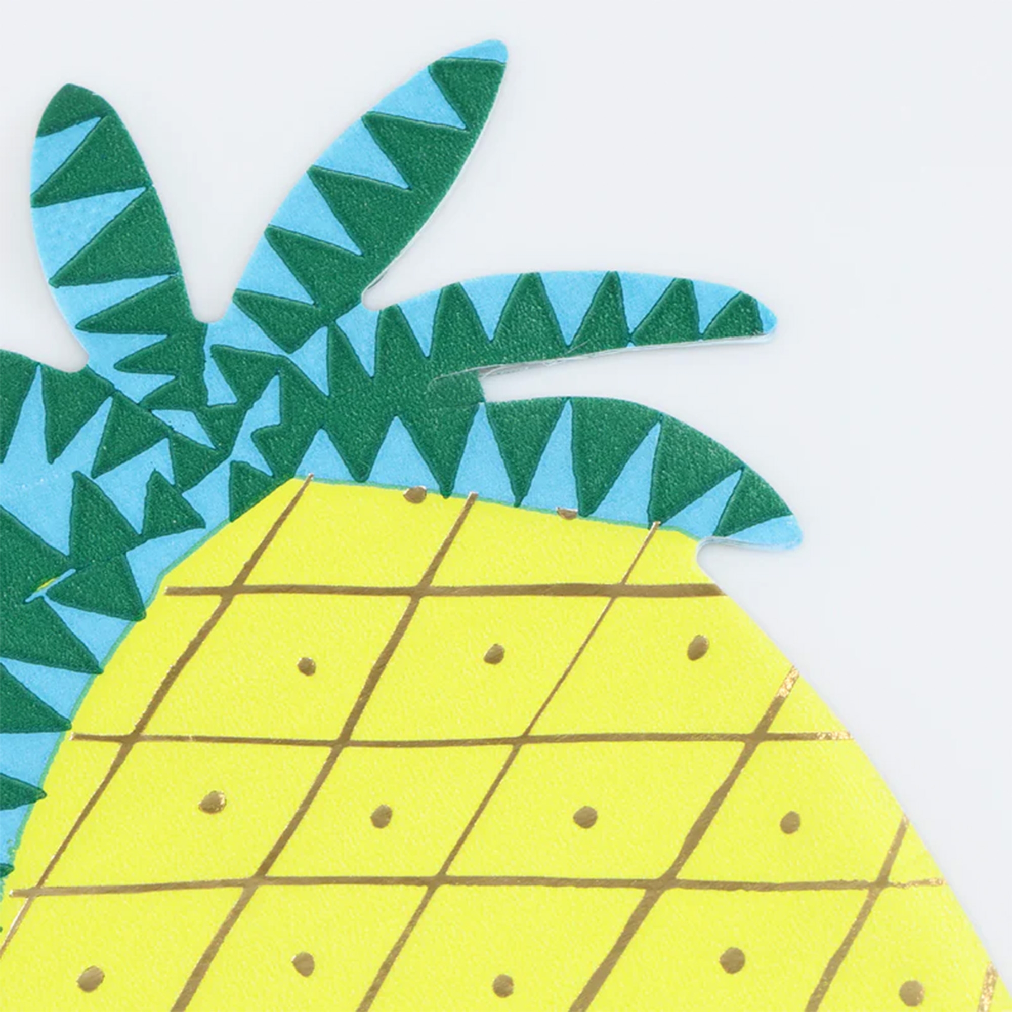 Ananas, Frucht, Dekoration, Schnittmaske, Papierkunst