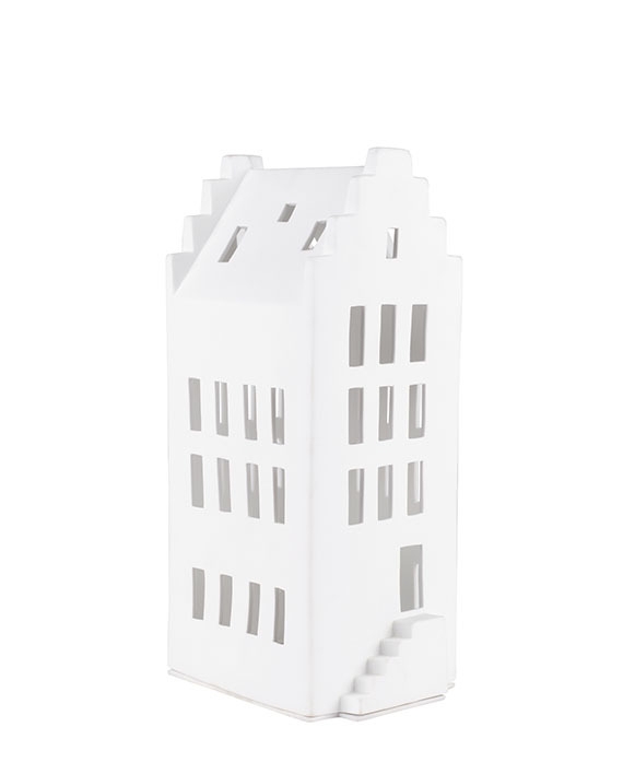 Räder Maison Lumineuse Giebelhaus En Porcelaine Blanche - Décoration Lumineuse D'Intérieur