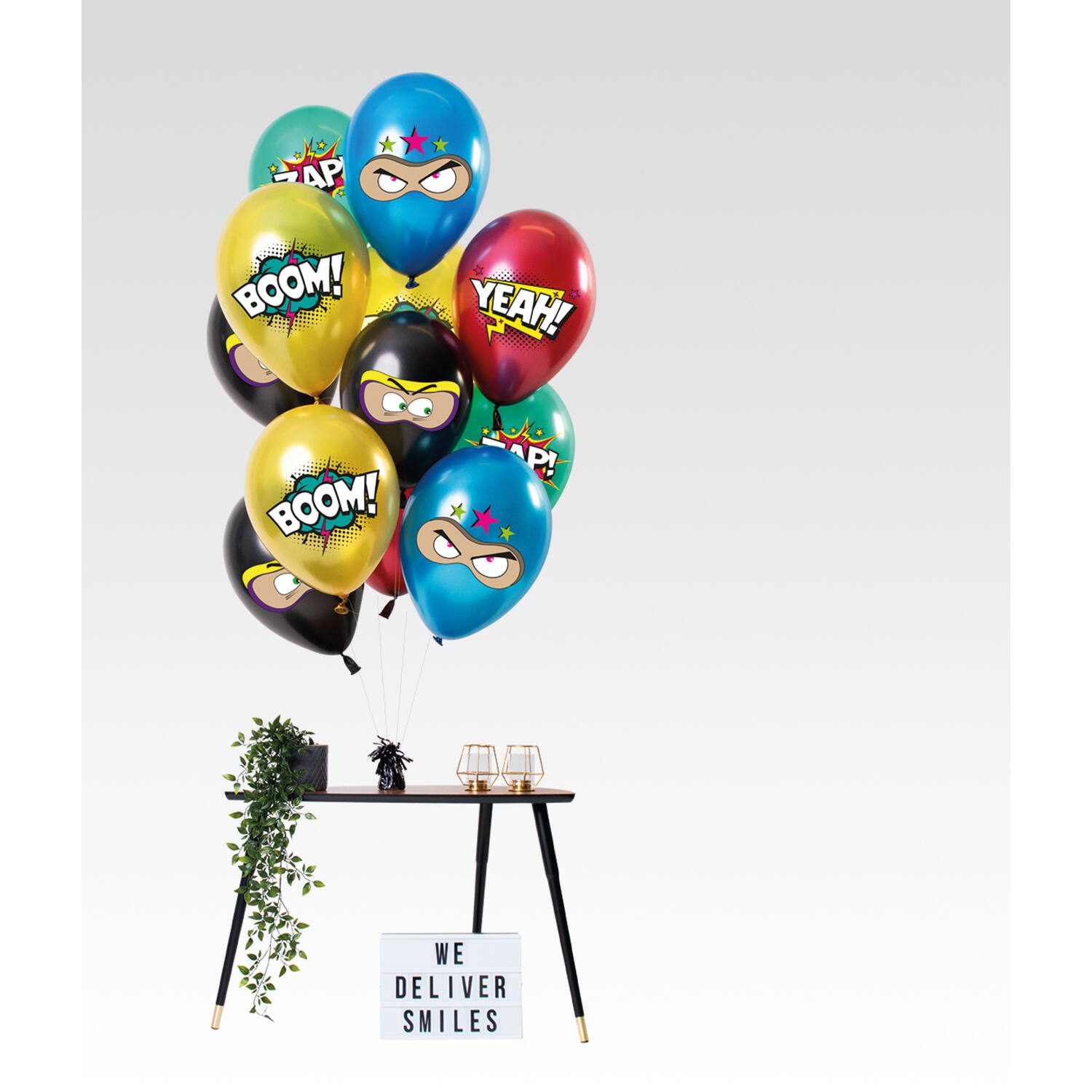 12 Latexballons im Set "Birthday Hero" Ø 33cm 12 Latexballons im Set "Birthday Hero" Ø 33cm