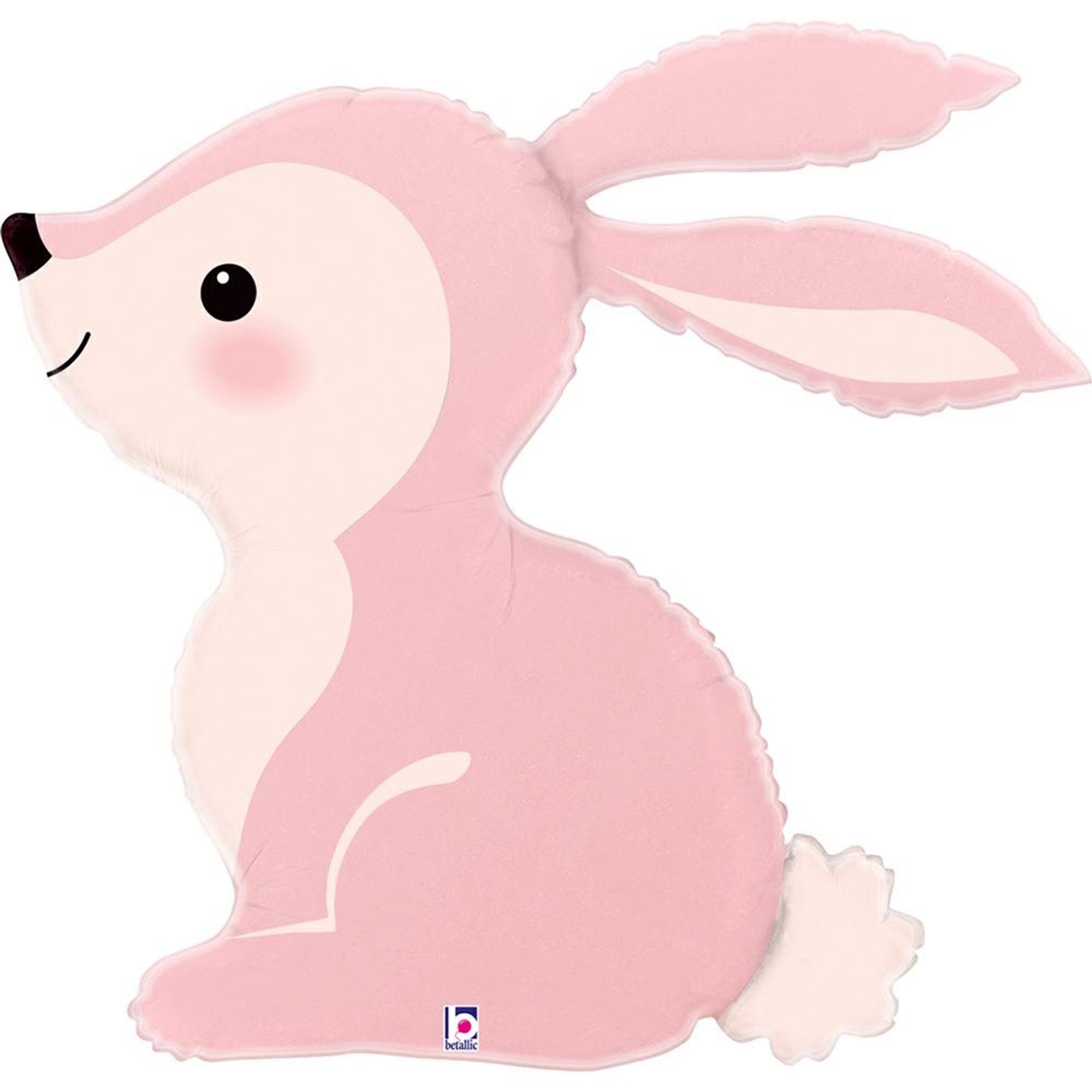 Folienballon "Pinker Hase" 80cm