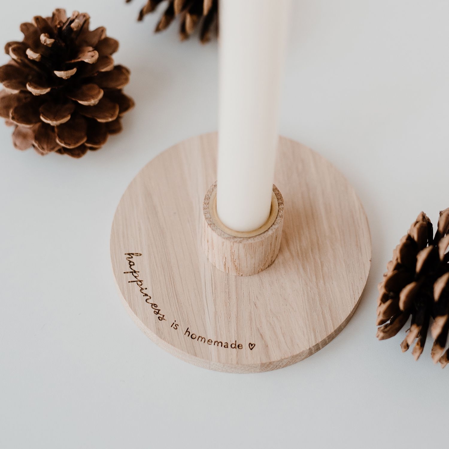 Eulenschnitt - Kerzenständer "Happiness...." Eulenschnitt - Kerzenständer "Happiness...."