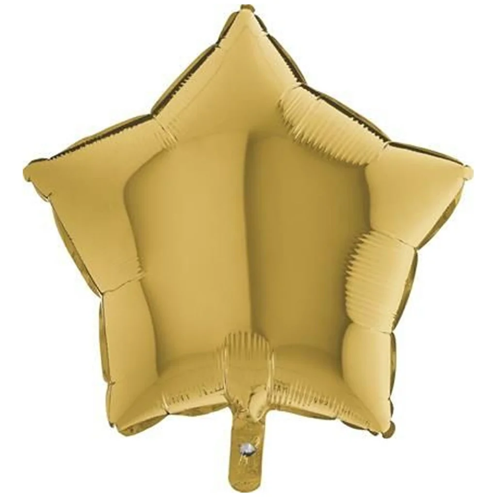 Sternform Ballon, Luftballon, Gold, Folienballon, Partydeko